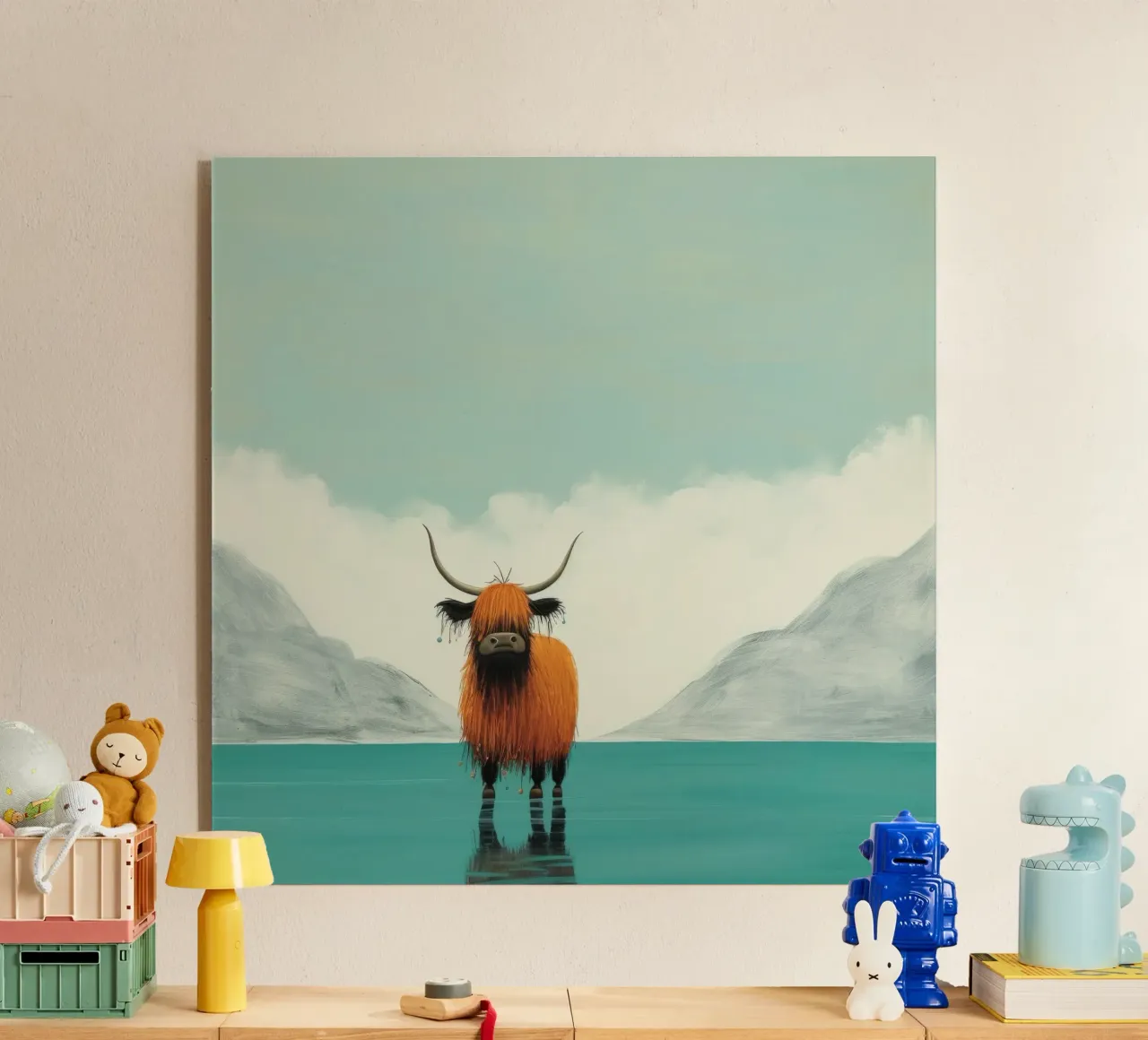 Minimo Yak 1 plexiglass da Minimal Animal Art