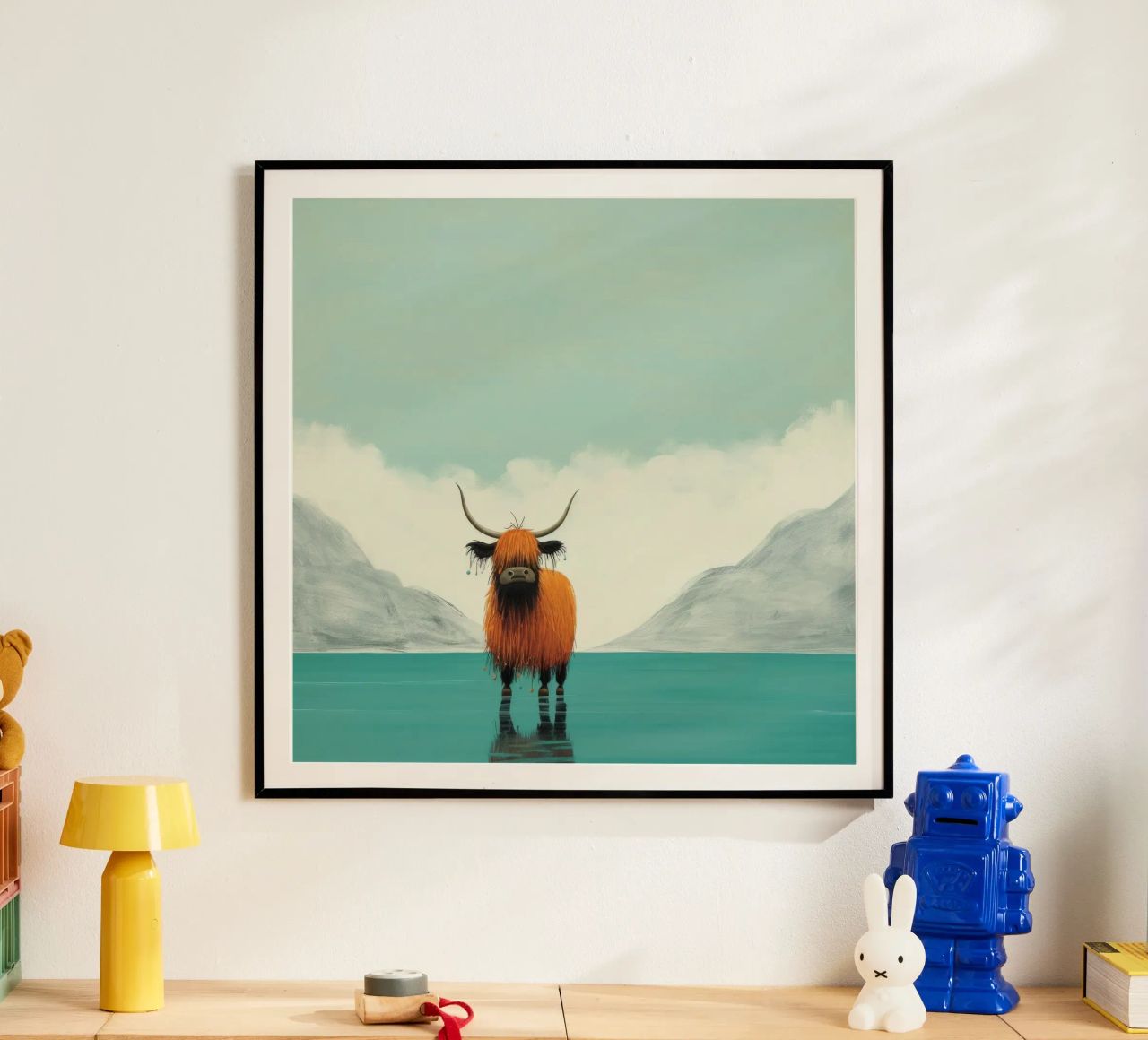 Minimo Yak 1 carta hahnemühle da Minimal Animal Art