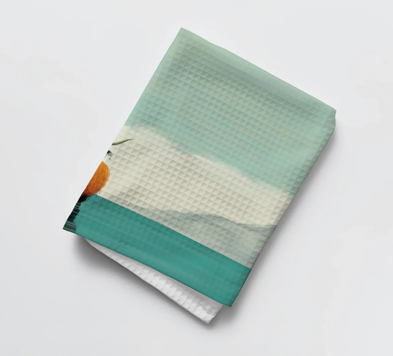 Minimum Yak 1 torchon de Minimal Animal Art