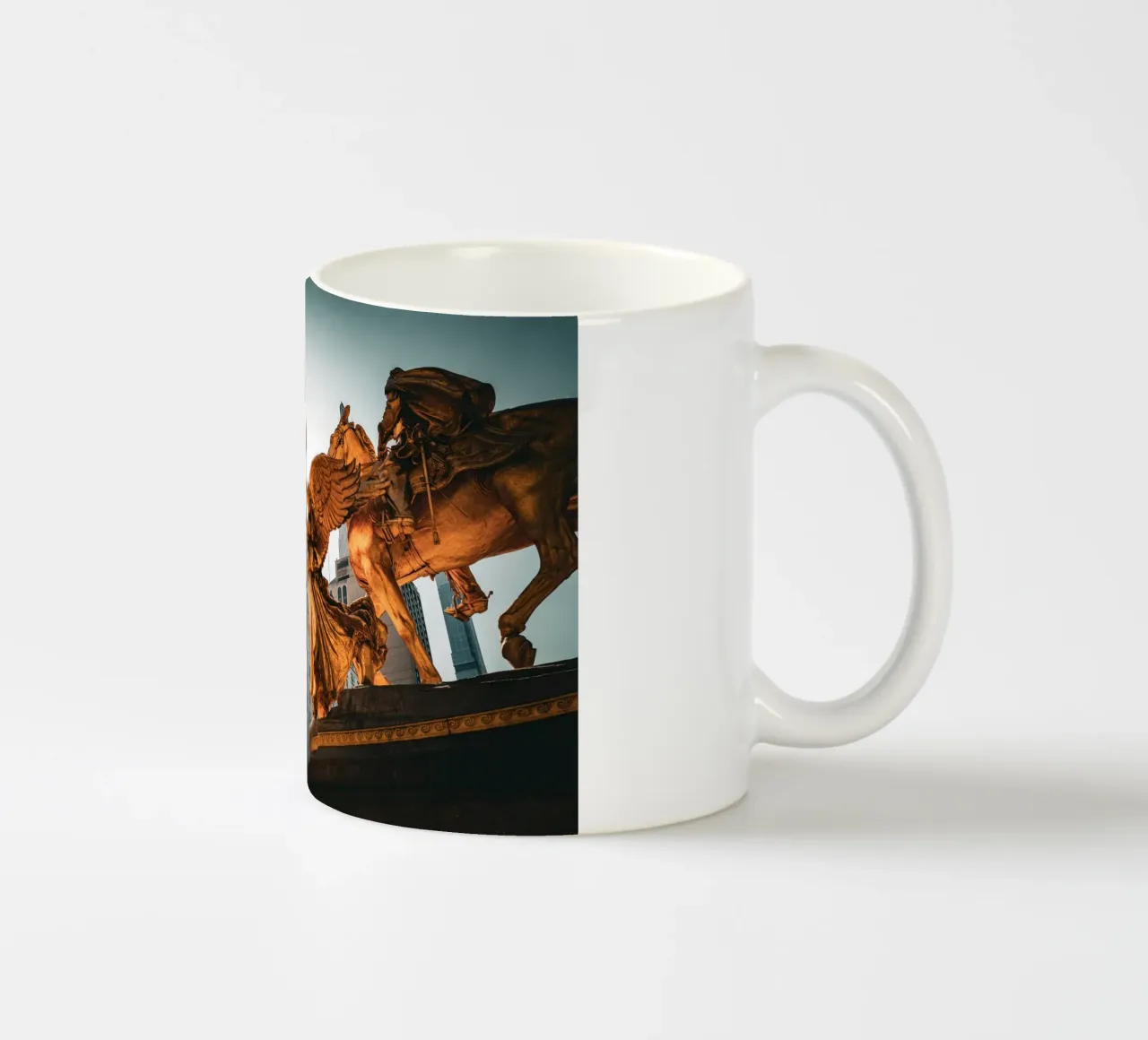 New York tazza in ceramica da Flo Klein