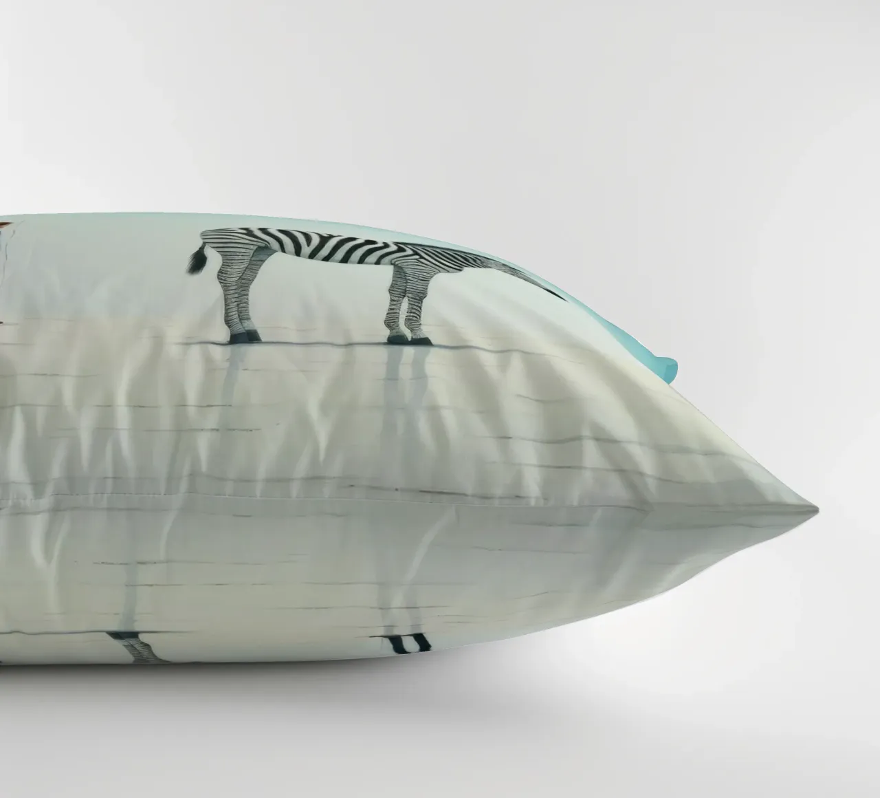Zebra minimale cuscino da Minimal Animal Art