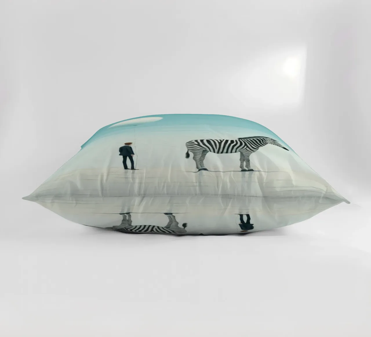 Zebra minimale cuscino da Minimal Animal Art