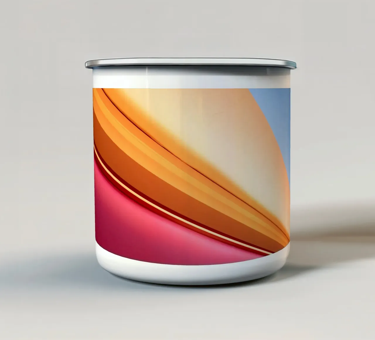 Speed enamel mug by Flo Klein