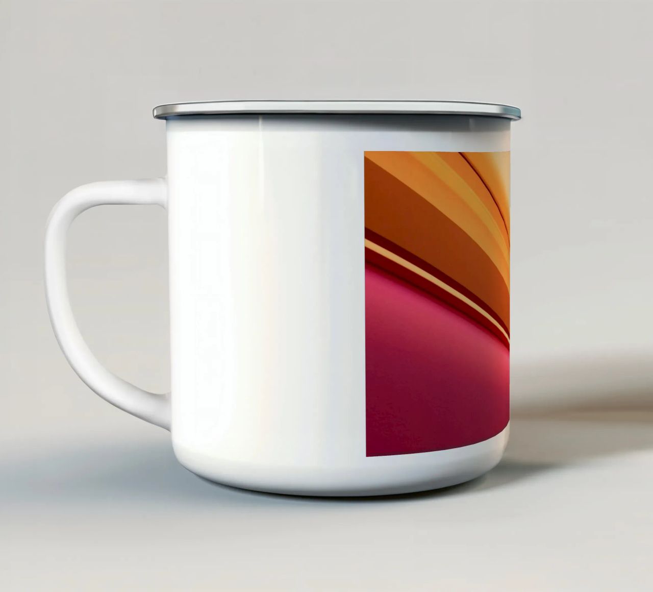 Speed tazza in smalto da Flo Klein