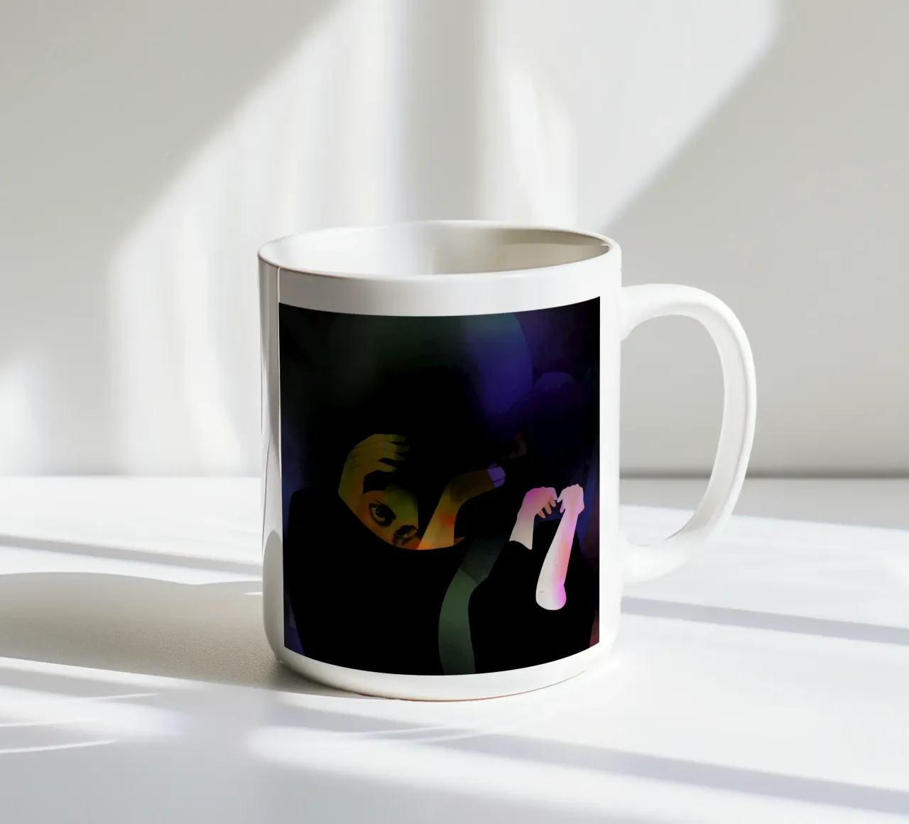Acid tazza in ceramica da Lesja Chernish