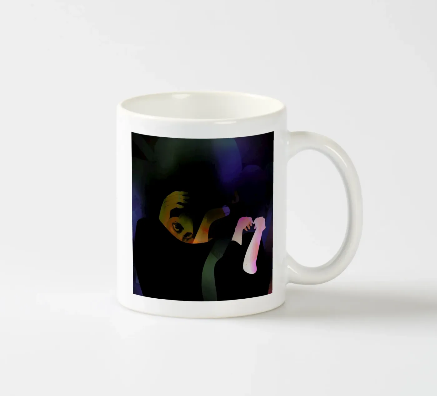 Acid ceramic mug by Lesja Chernish