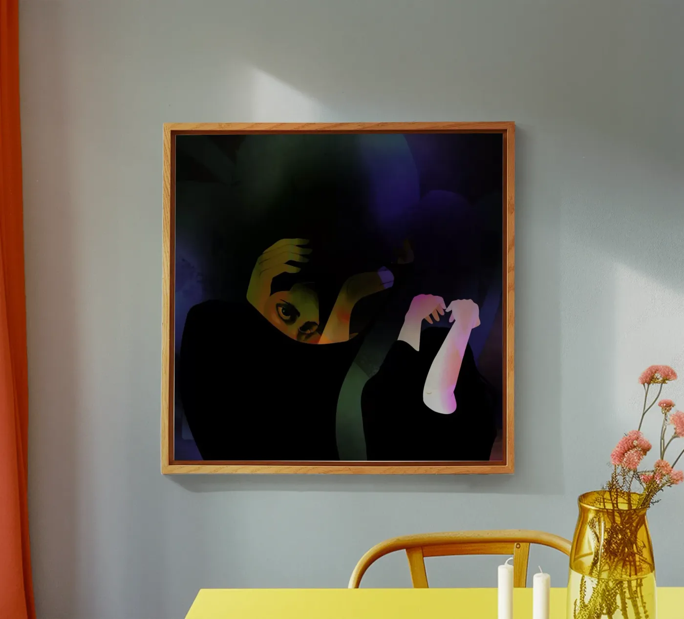 Acid Acryl-Glas von Lesja Chernish