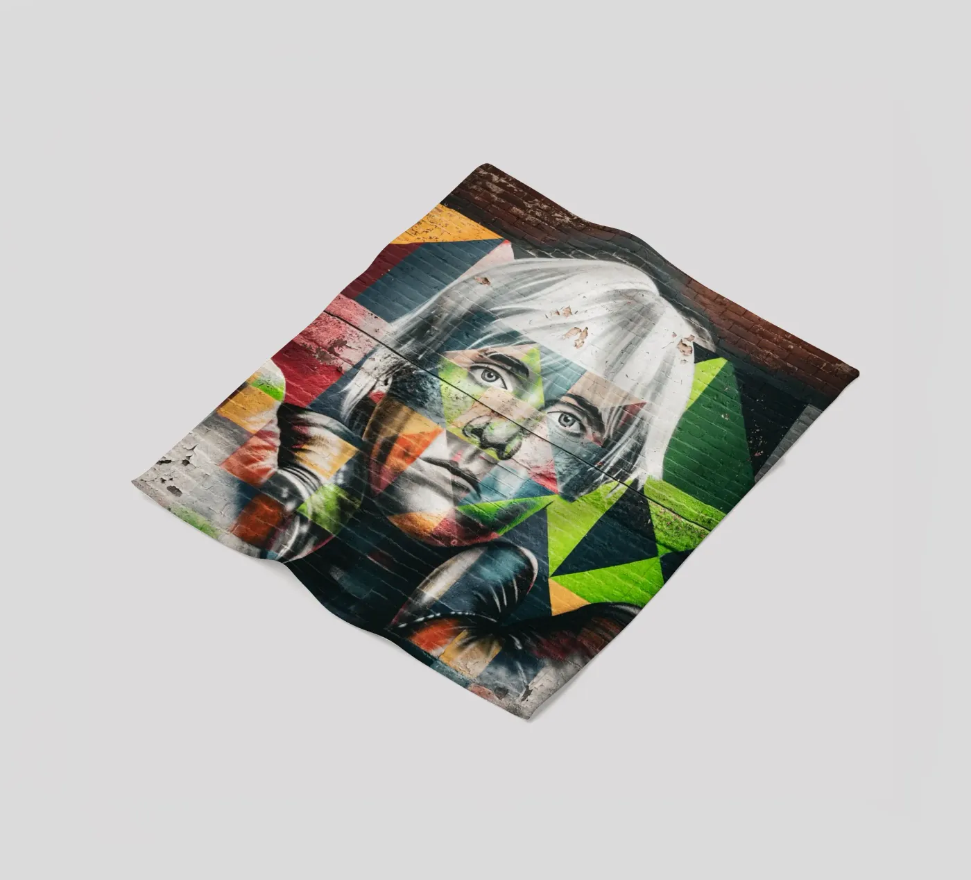 Andy Warhol Fleecedecke von Flo Klein Gallery