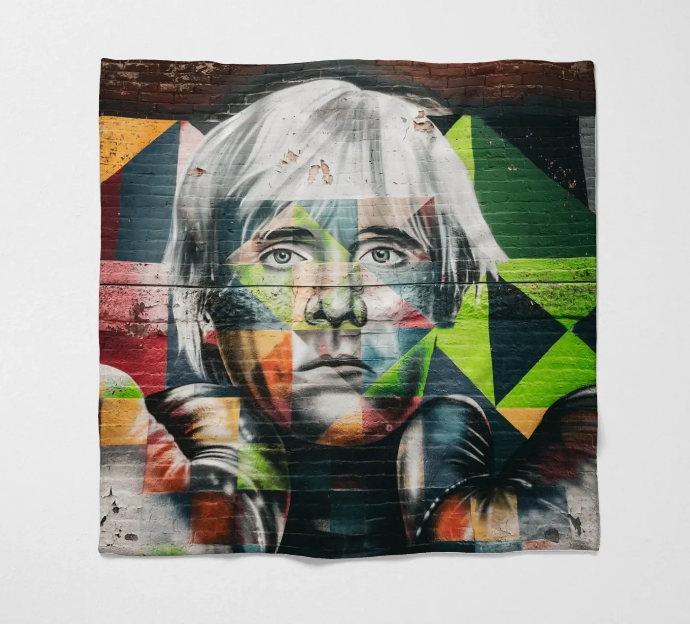 Andy Warhol Fleecedecke von Flo Klein Gallery