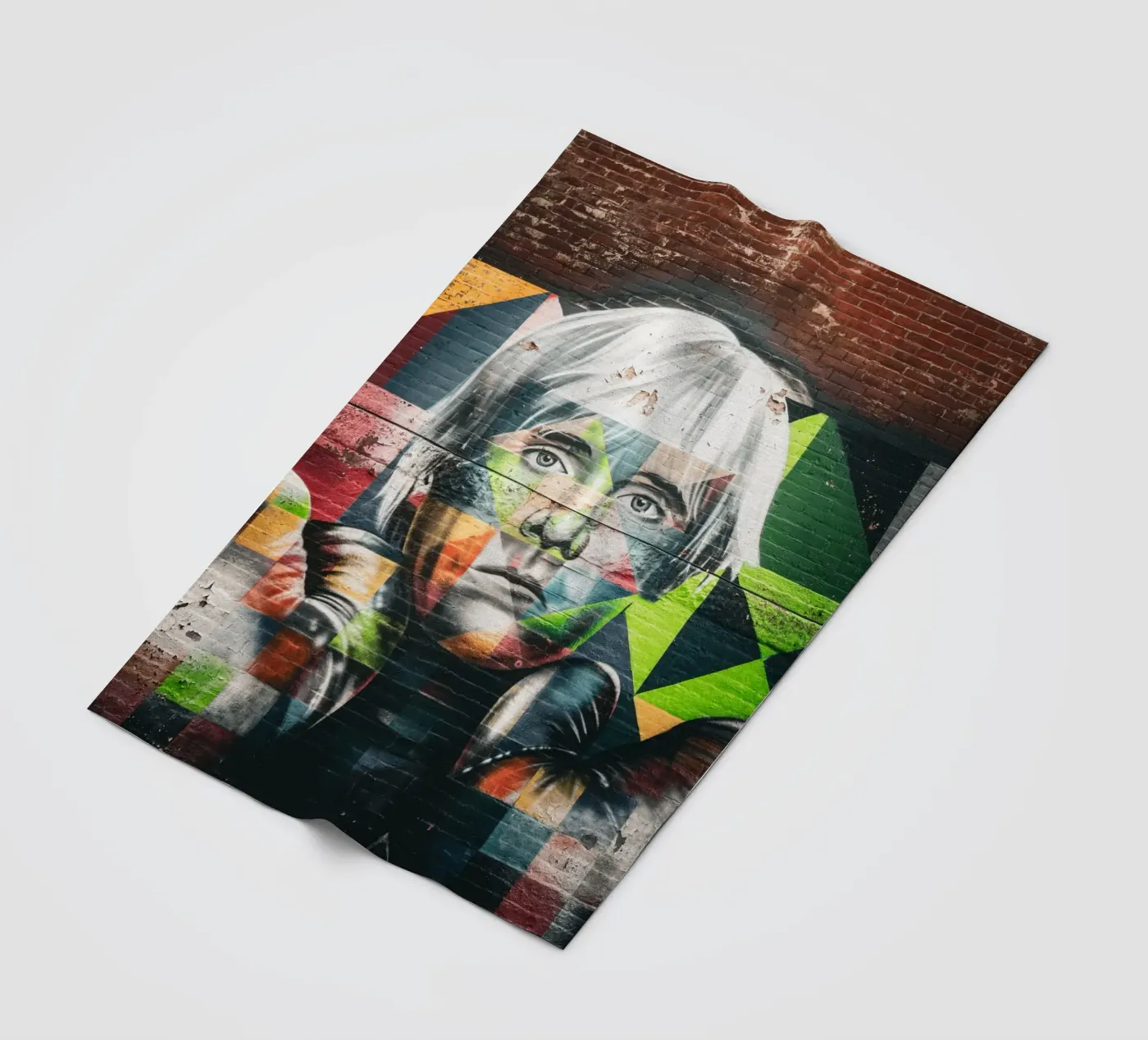 Andy Warhol Fleecedecke von Flo Klein Gallery