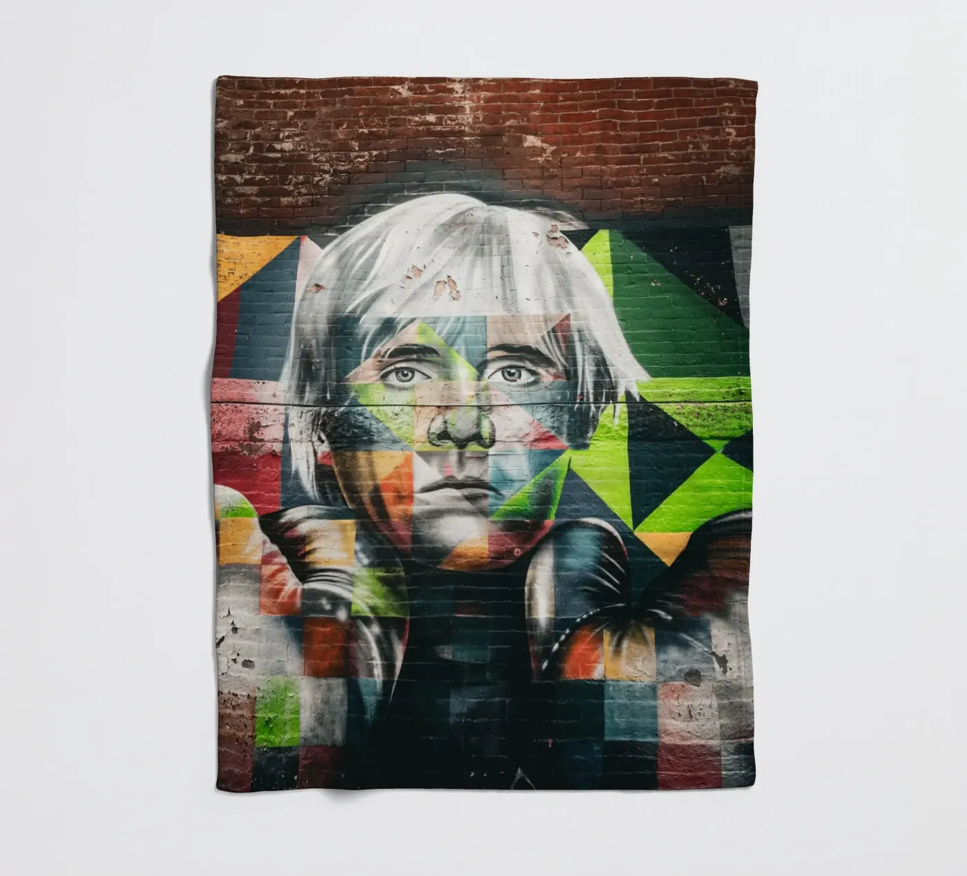 Andy Warhol Fleecedecke von Flo Klein Gallery