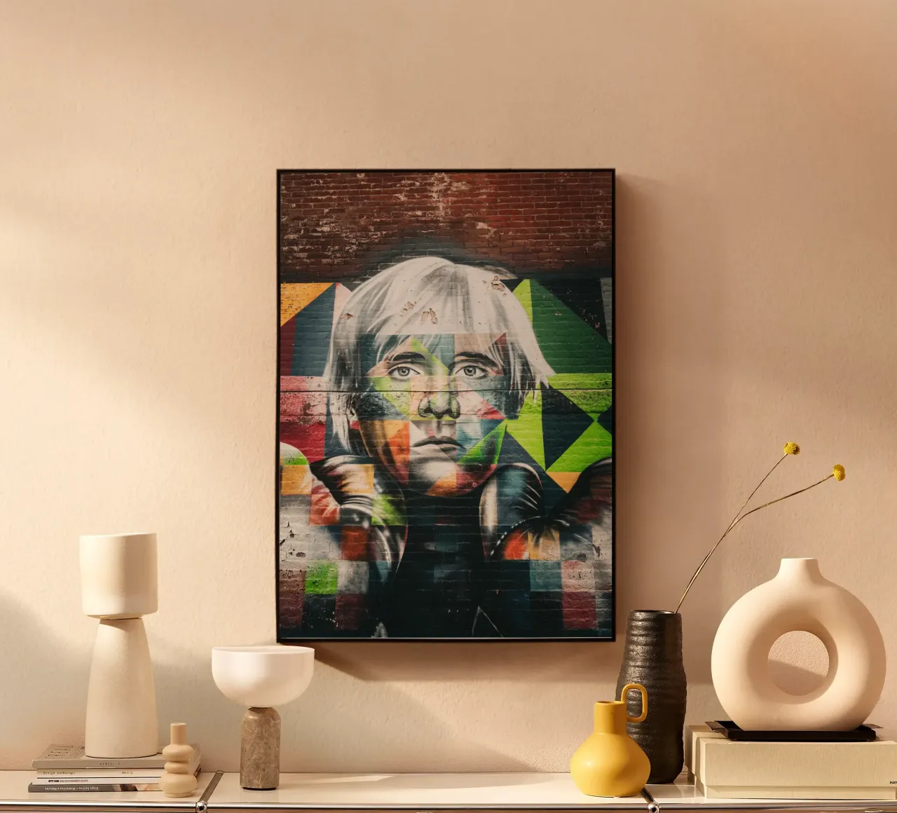 Andy Warhol plexiglass da Flo Klein