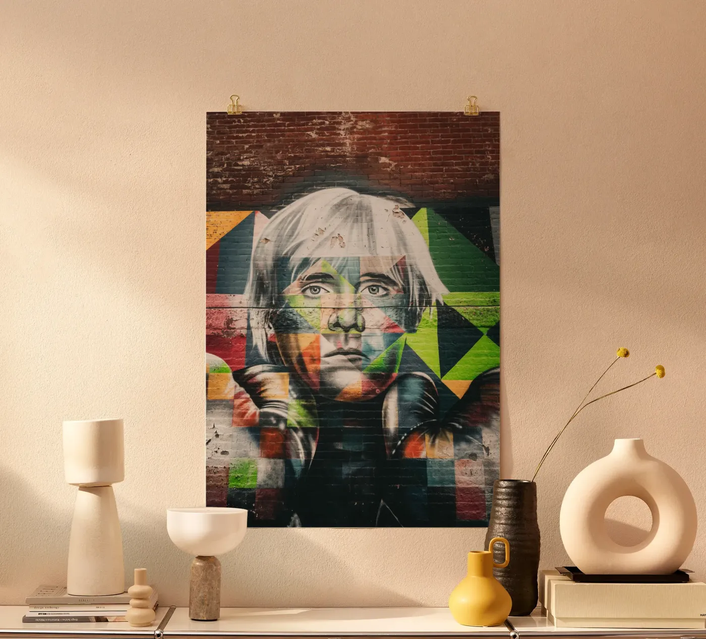 Andy Warhol poster by Flo Klein Gallery