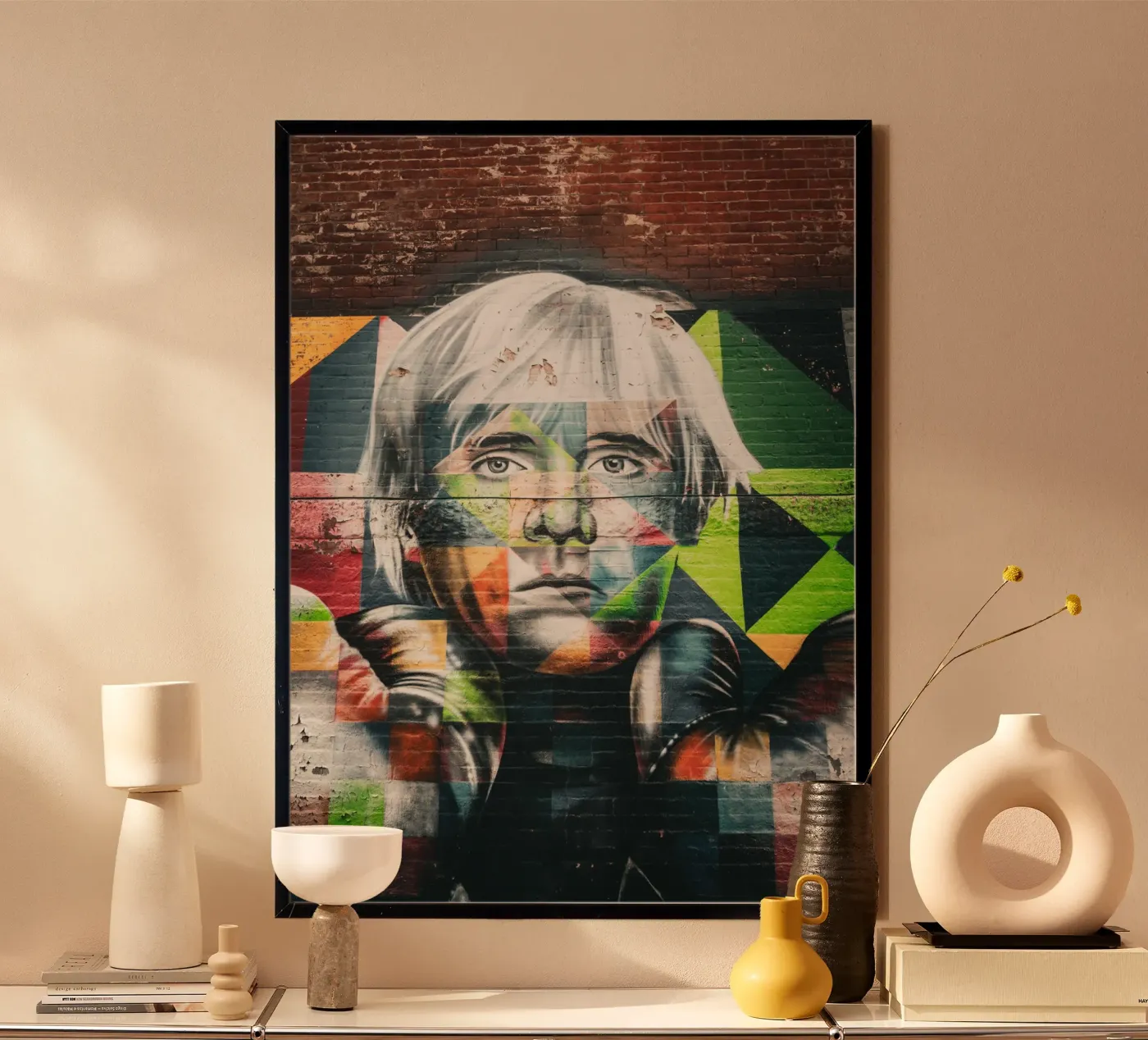Andy Warhol poster by Flo Klein Gallery