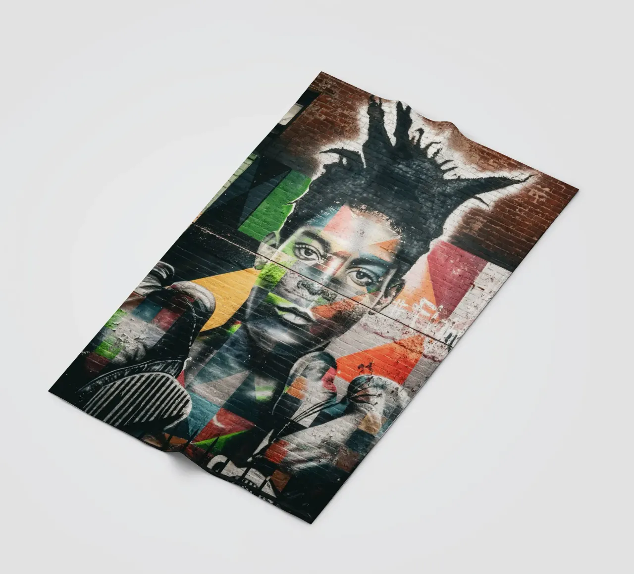 Urban Art coperta in pile da Flo Klein