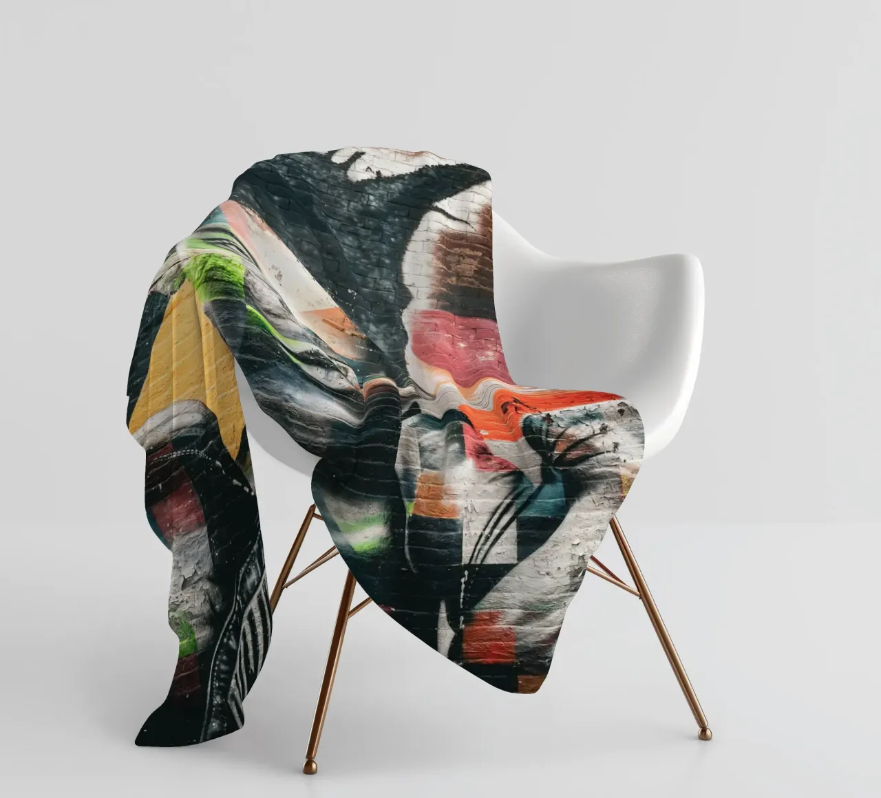 Urban Art coperta in pile da Flo Klein