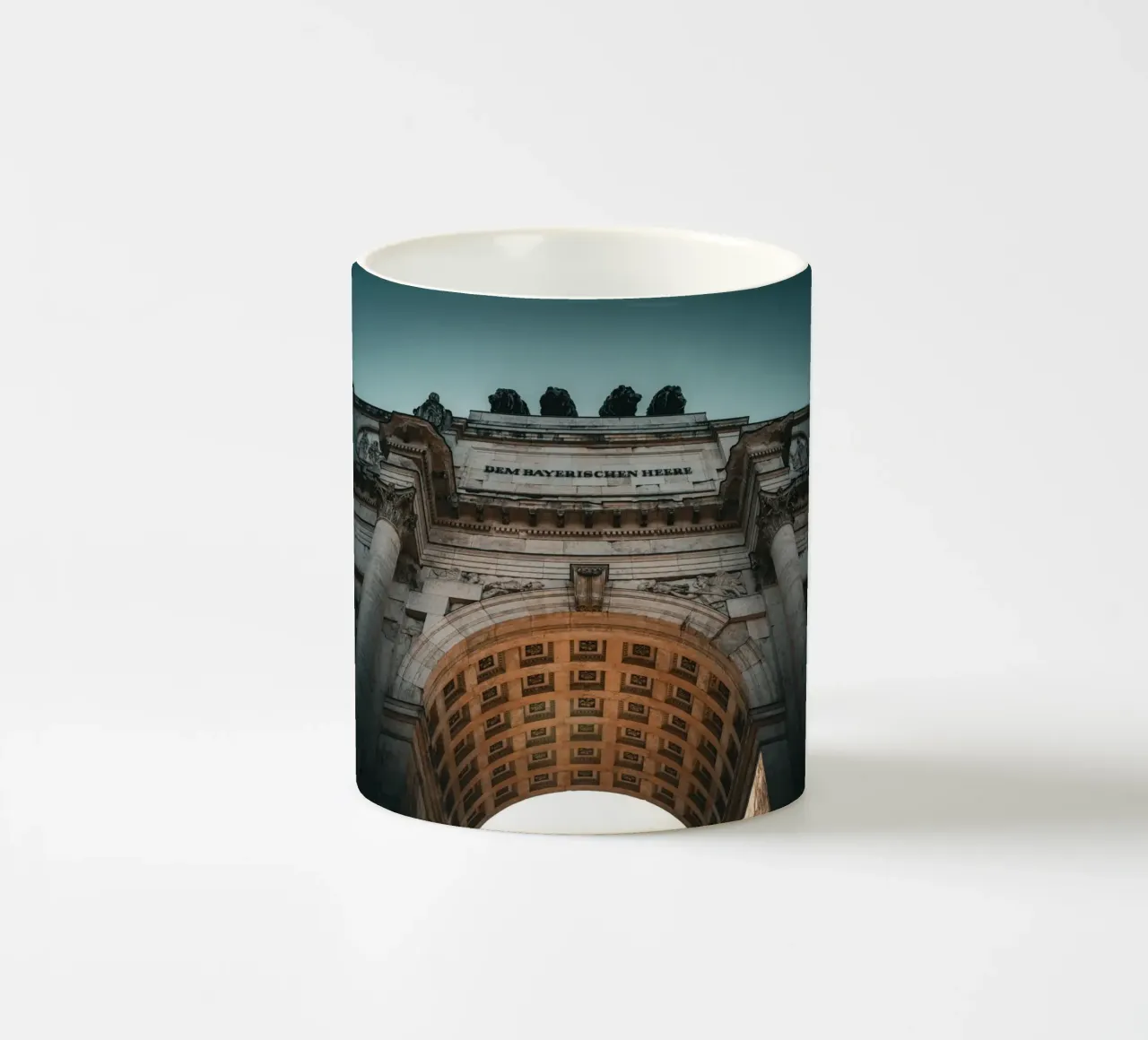 München Siegestor tazza in ceramica da Flo Klein