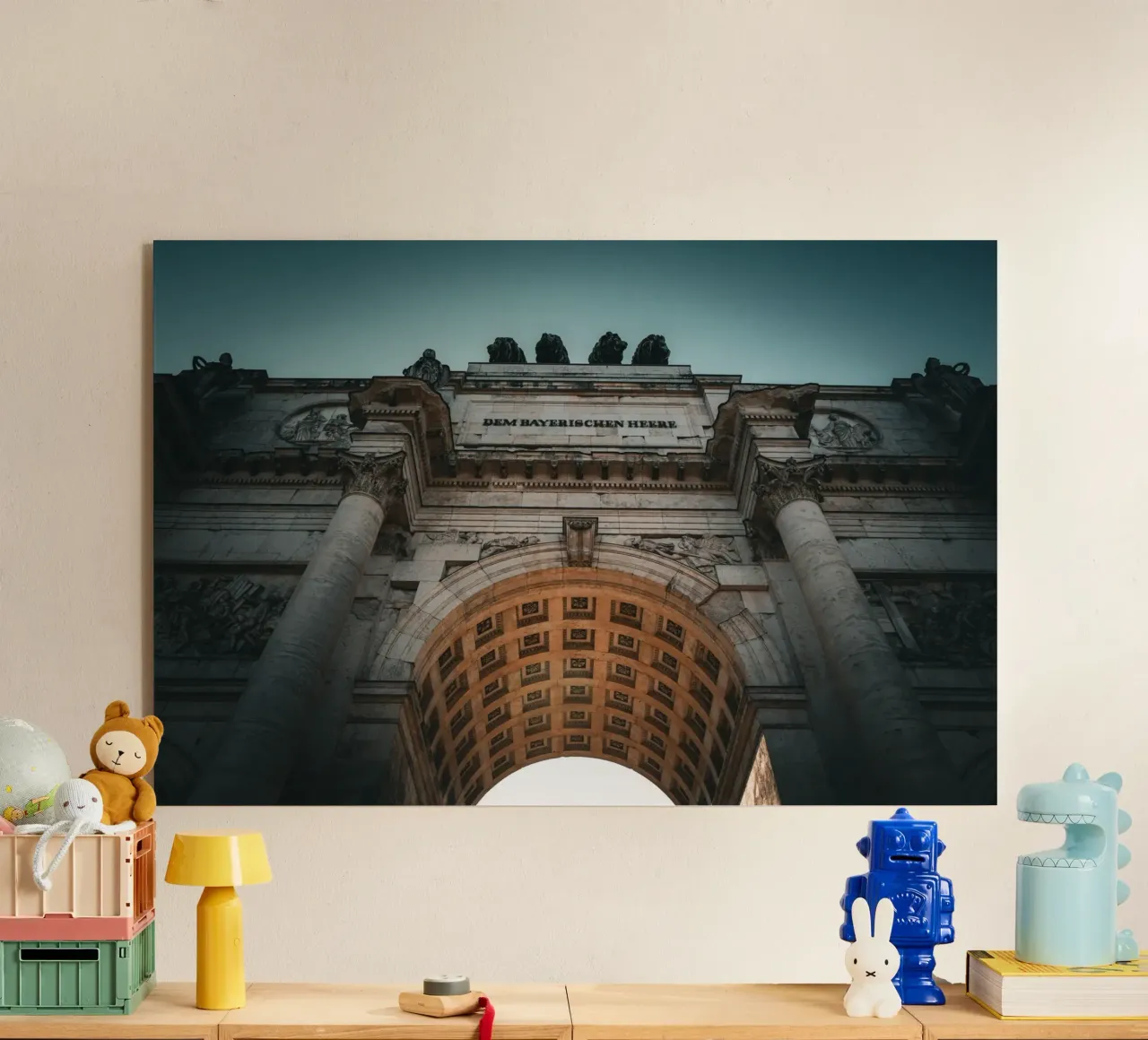 München Siegestor plexiglass da Flo Klein