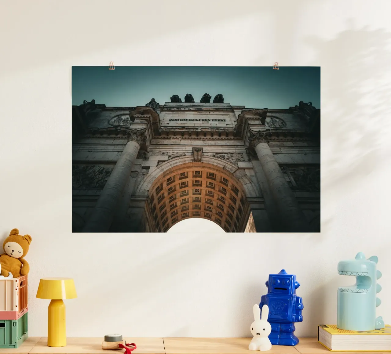 München Siegestor carta hahnemühle da Flo Klein