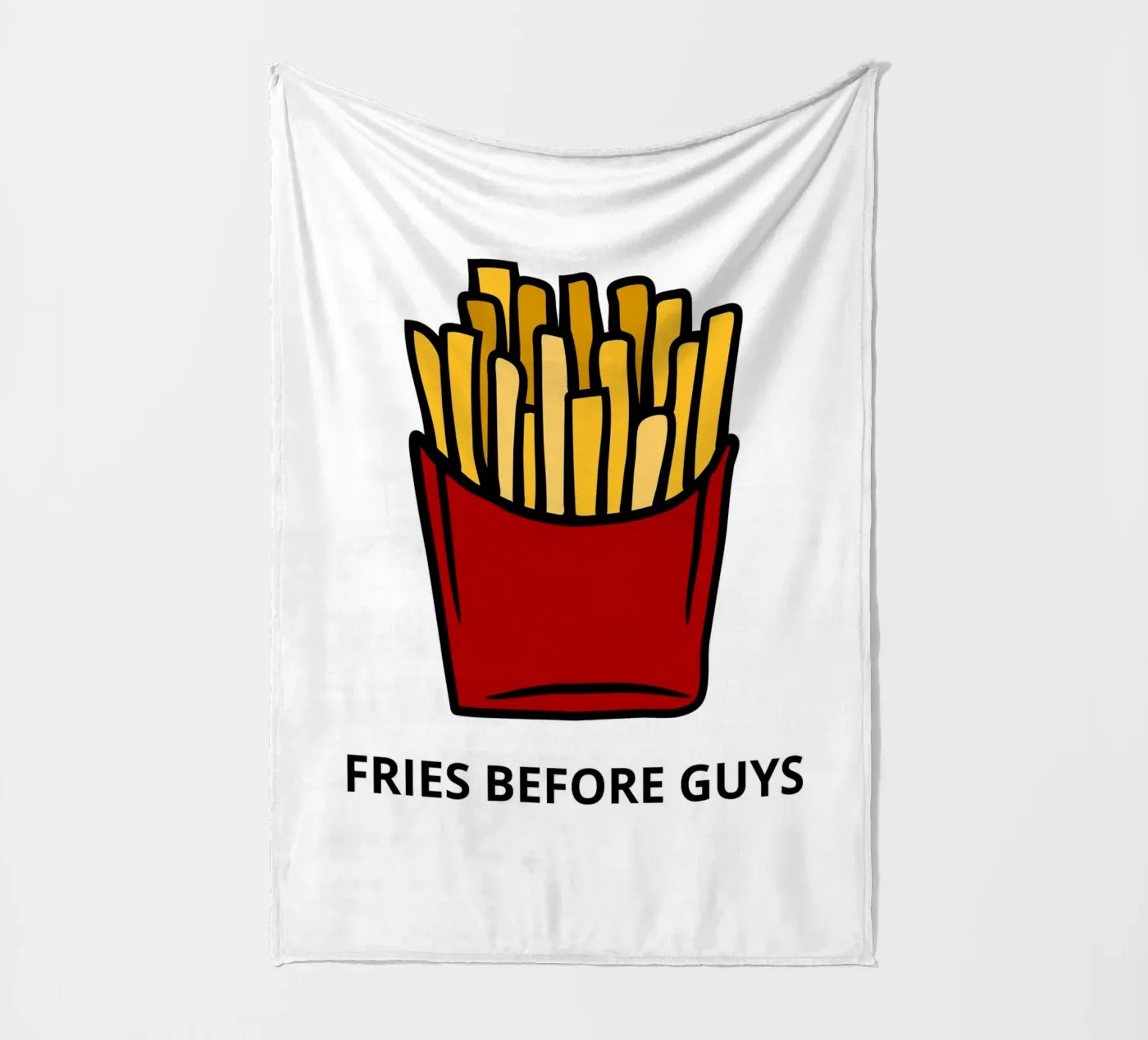 FRIES BEFORE GUYS Fleecedecke von LisaArtes