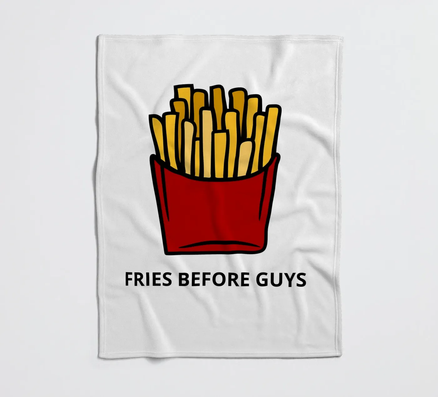 FRIES BEFORE GUYS Fleecedecke von LisaArtes