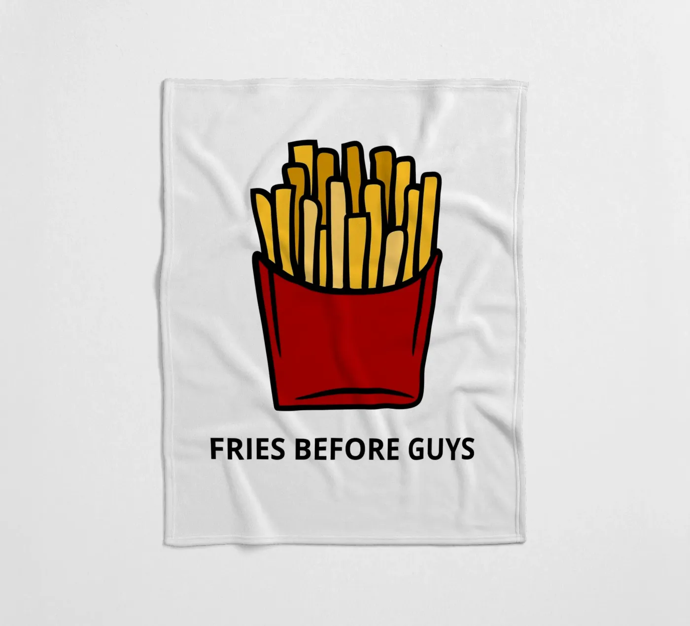 FRIES BEFORE GUYS Fleecedecke von LisaArtes