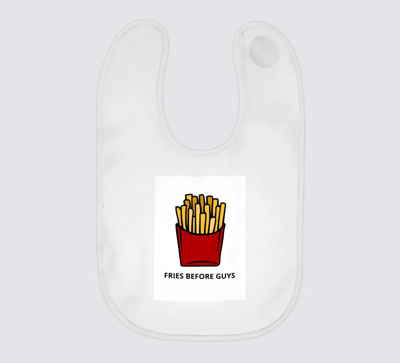 FRIES BEFORE GUYS bavaglino da LisaArtes