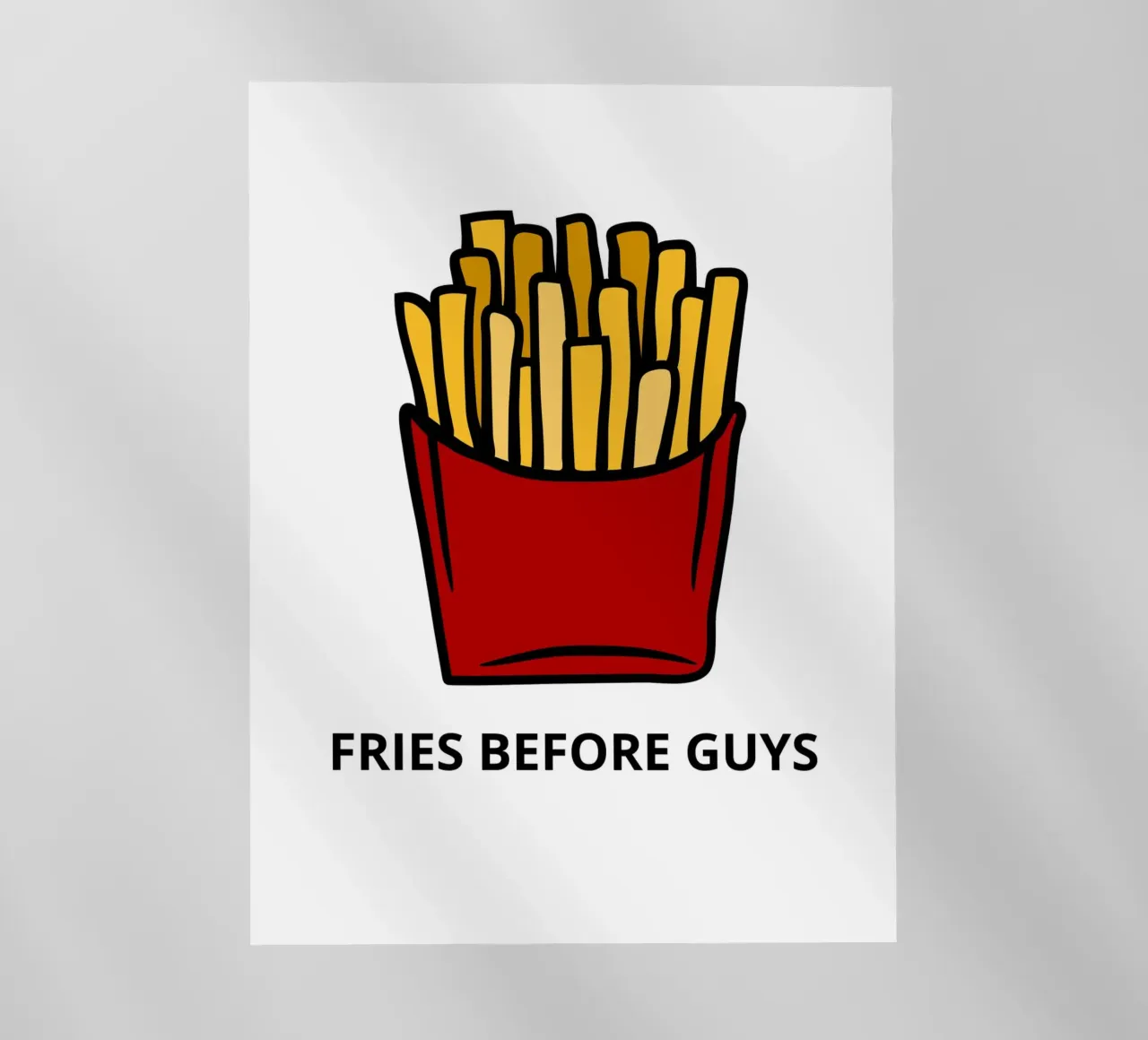FRIES BEFORE GUYS pellicola backlit da LisaArtes