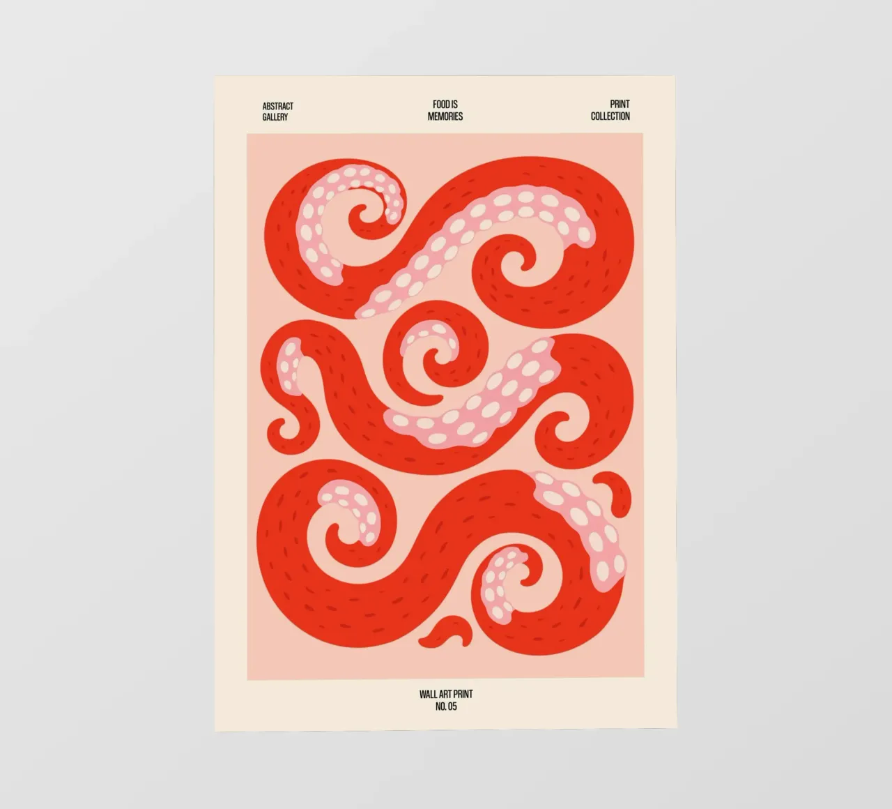 Tangled Tentacles – No. 05 telo in pvc da Studio Mooodz