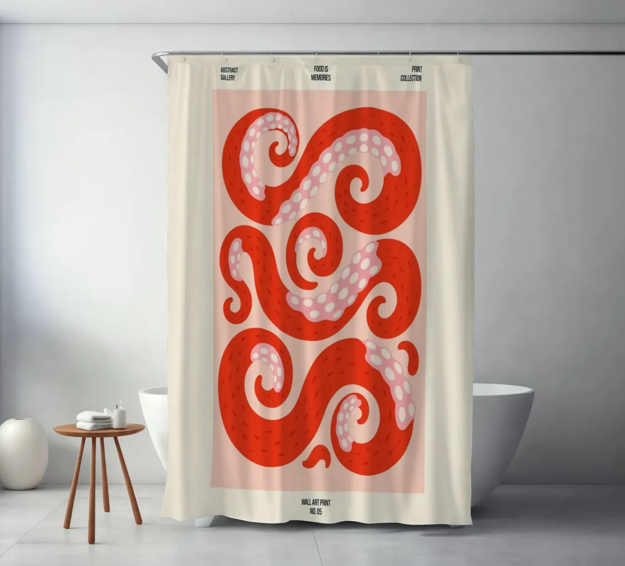 Tangled Tentacles – No. 05 tenda da doccia da Studio Mooodz