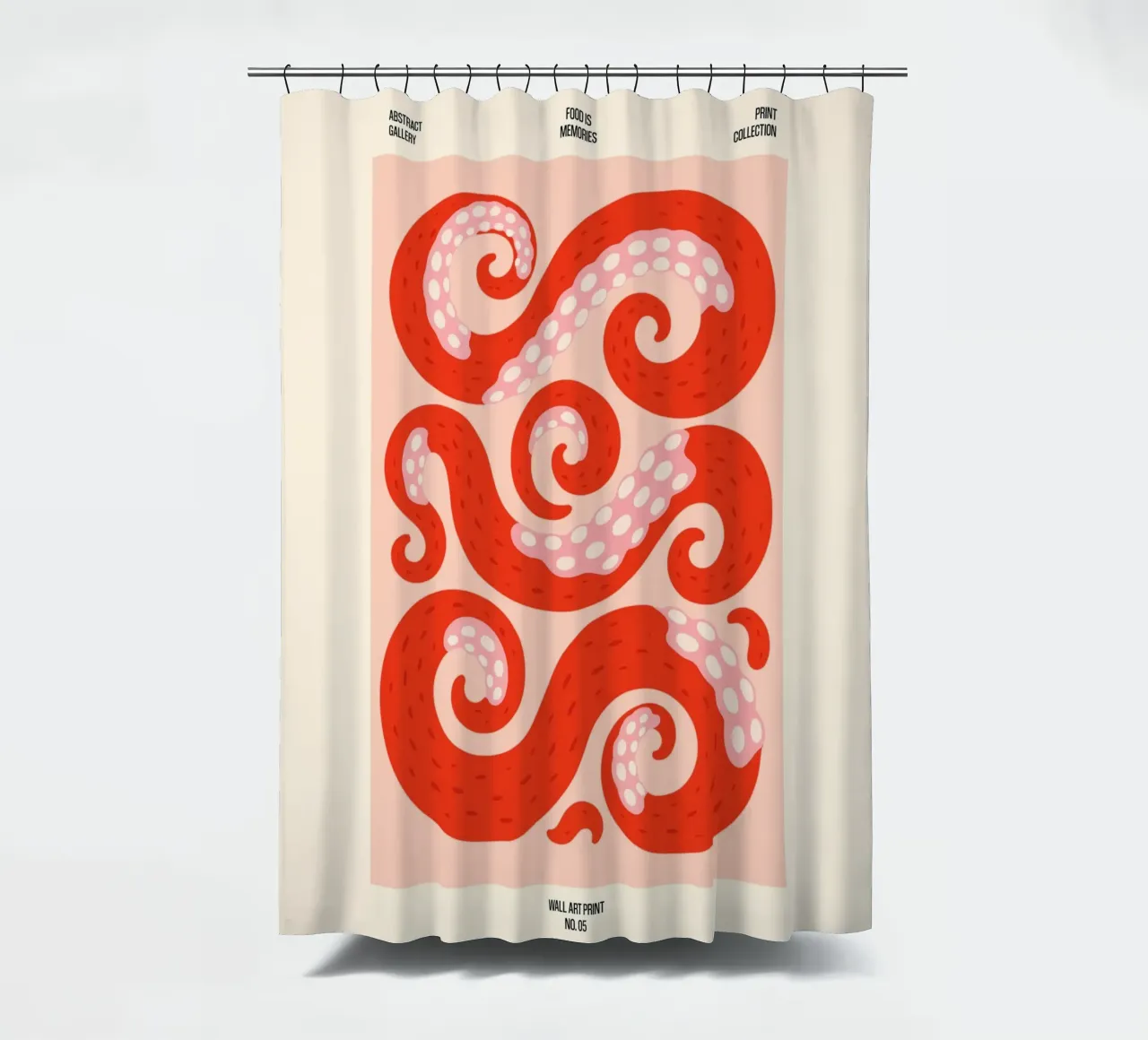 Tangled Tentacles – No. 05 tenda da doccia da Studio Mooodz