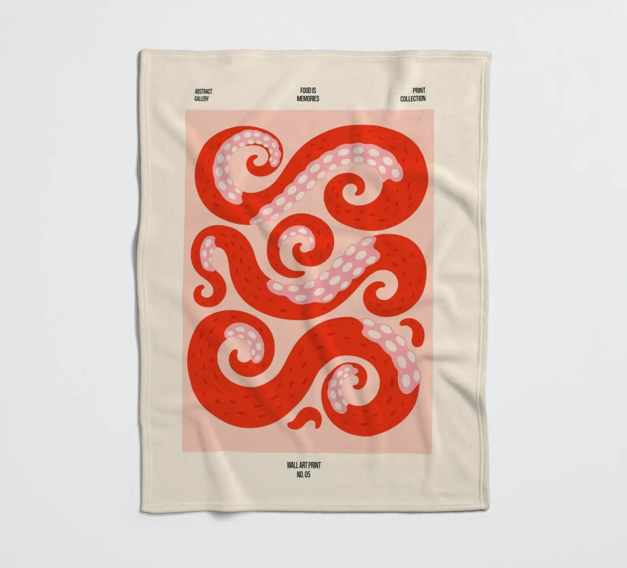 Tangled Tentacles – No. 05 coperta in pile da Studio Mooodz