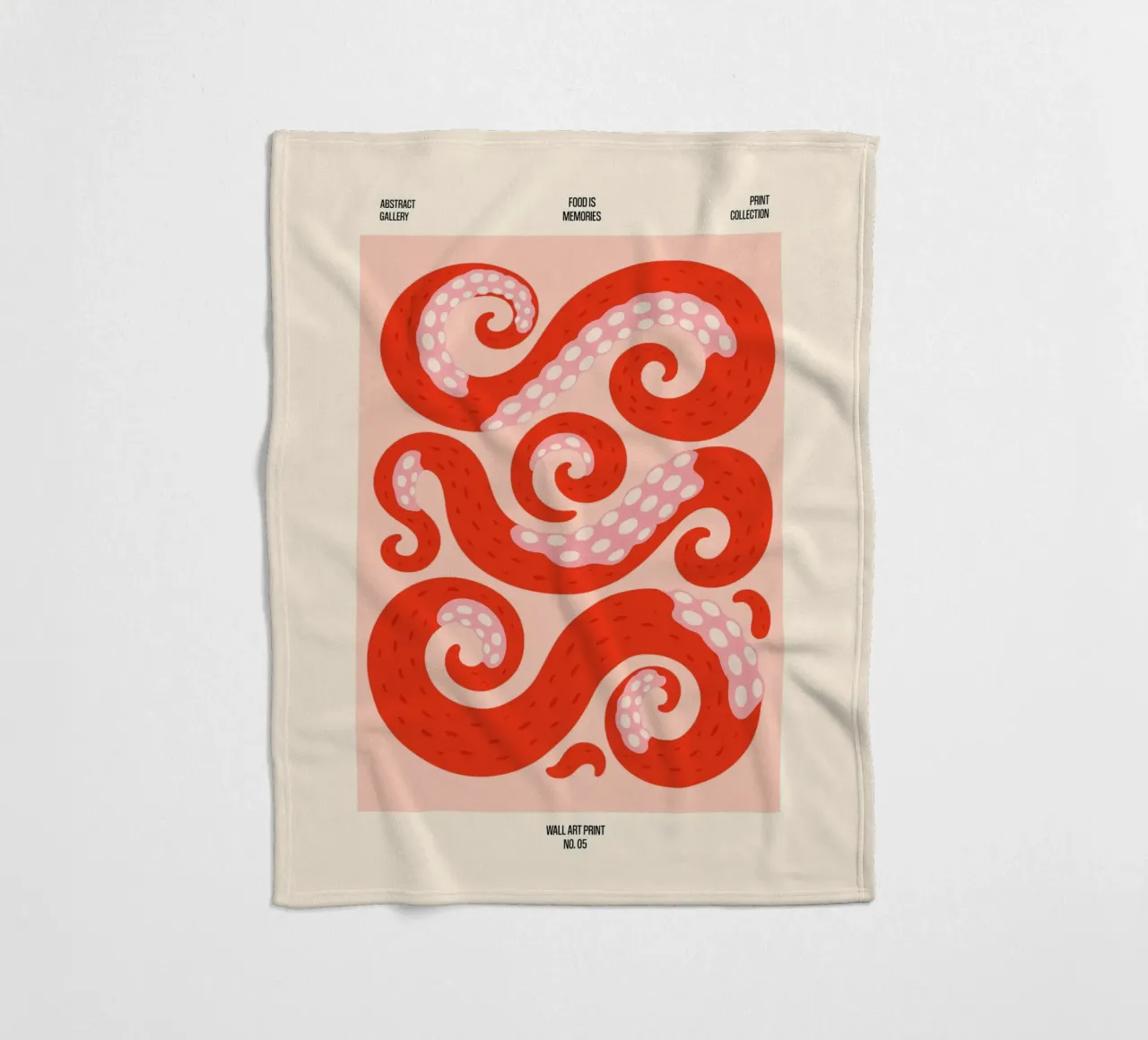 Tangled Tentacles – No. 05 coperta in pile da Studio Mooodz