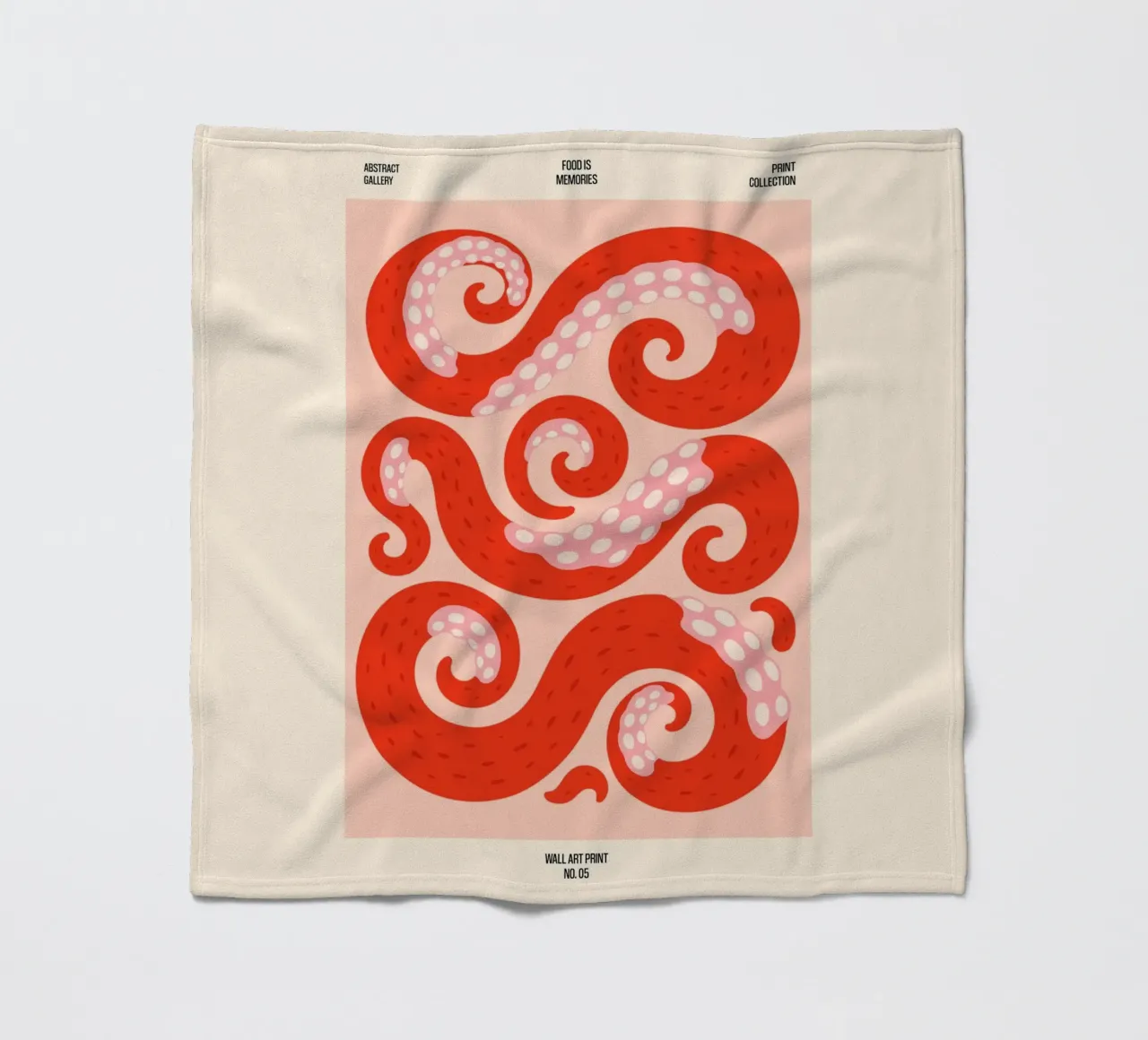 Tangled Tentacles – No. 05 coperta in pile da Studio Mooodz