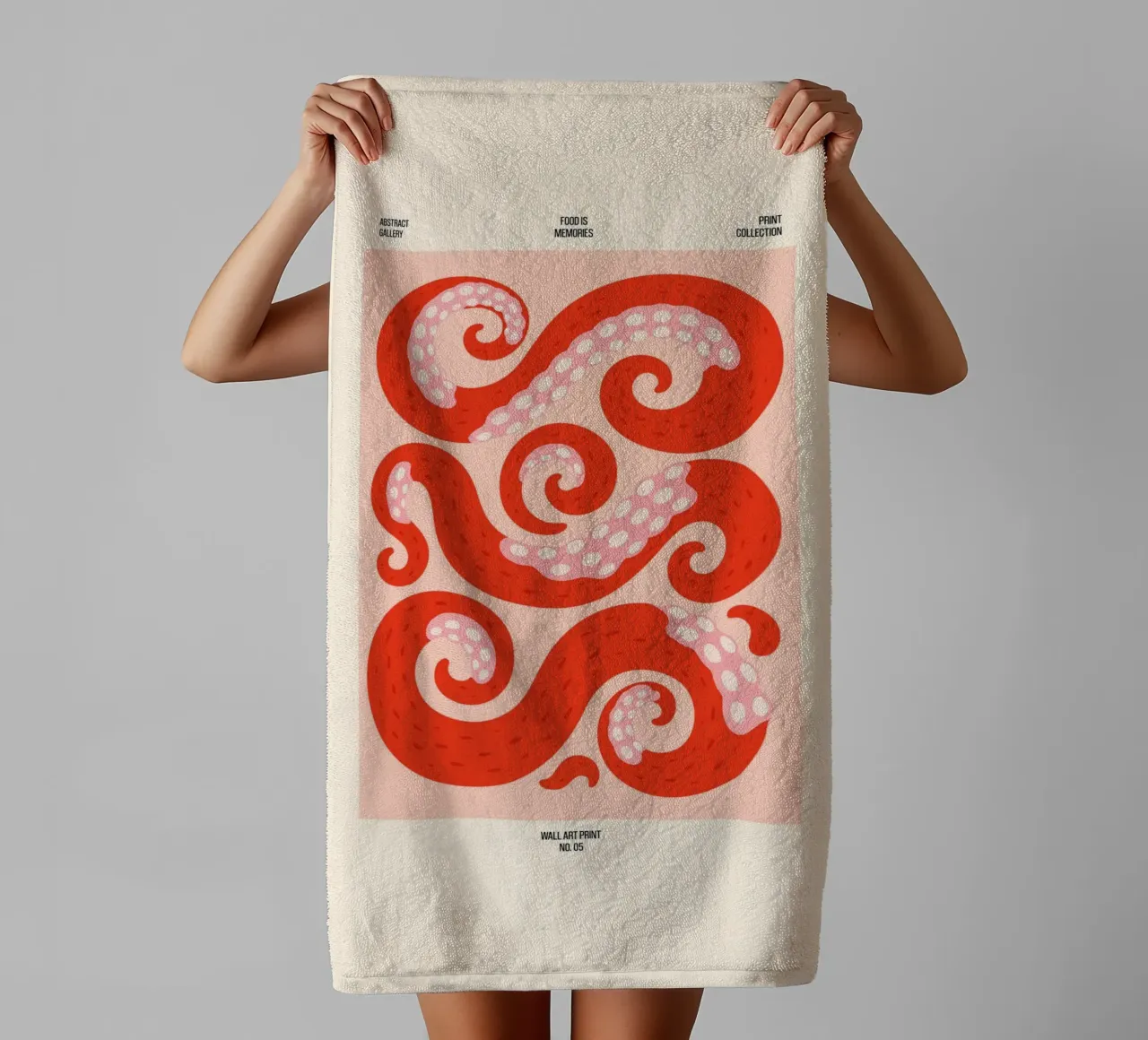 Tangled Tentacles – No. 05 asciugamano da bagno da Studio Mooodz