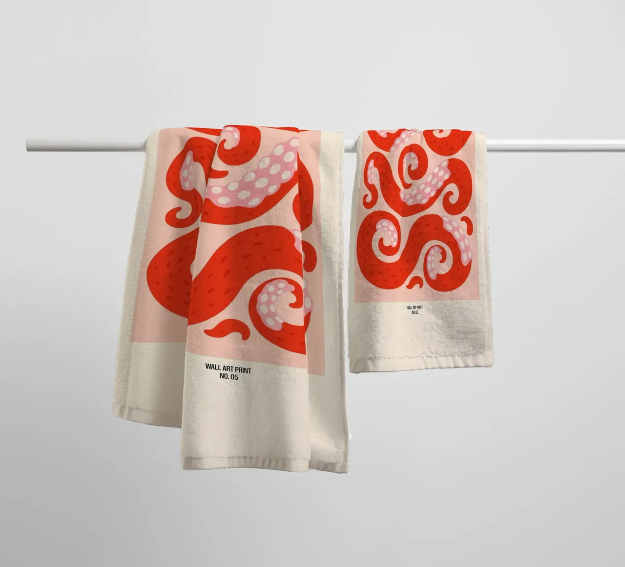 Tangled Tentacles – No. 05 asciugamano da bagno da Studio Mooodz
