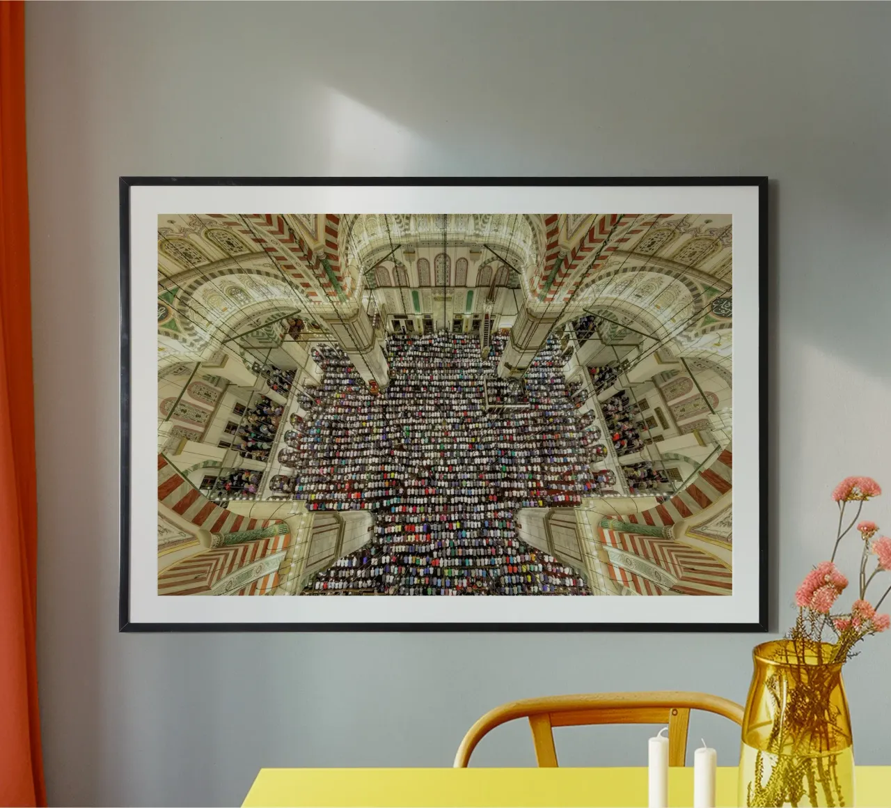 Fatih Mosque for Friday Prayers - Mehmet ÇEtin carta hahnemühle da Pictufy