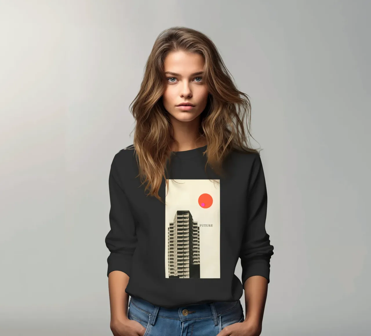 Futuro felpa da Cassia Beck Collage