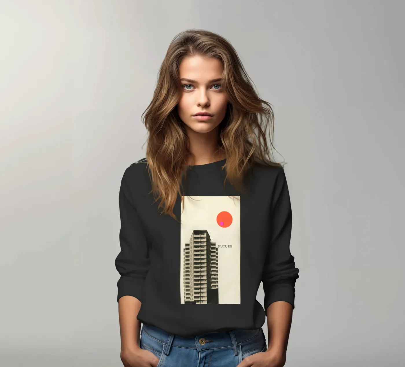 Future sweatshirt by Cassia Beck Collage