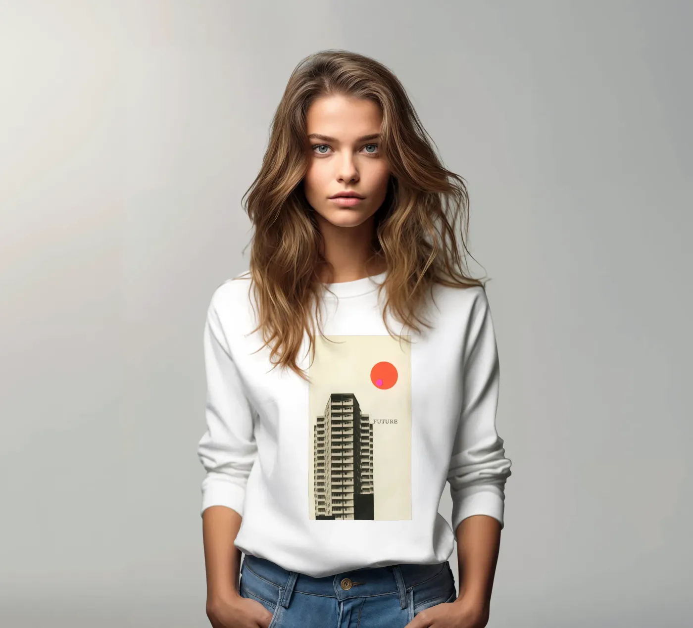 Future sweatshirt by Cassia Beck Collage