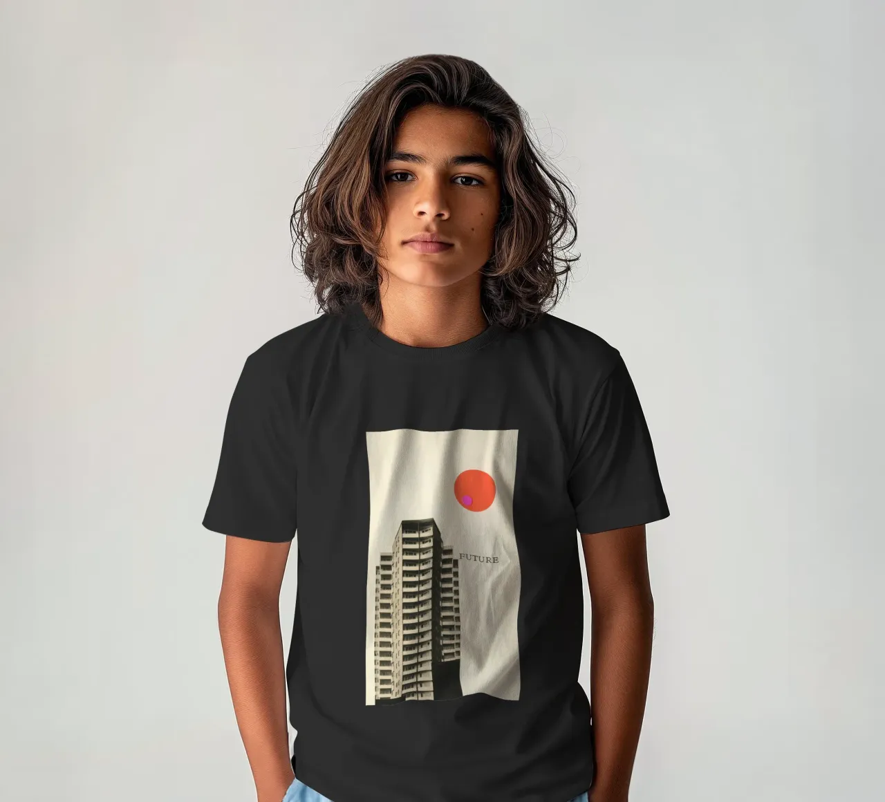 Future t-shirt bambini da Cassia Beck Collage