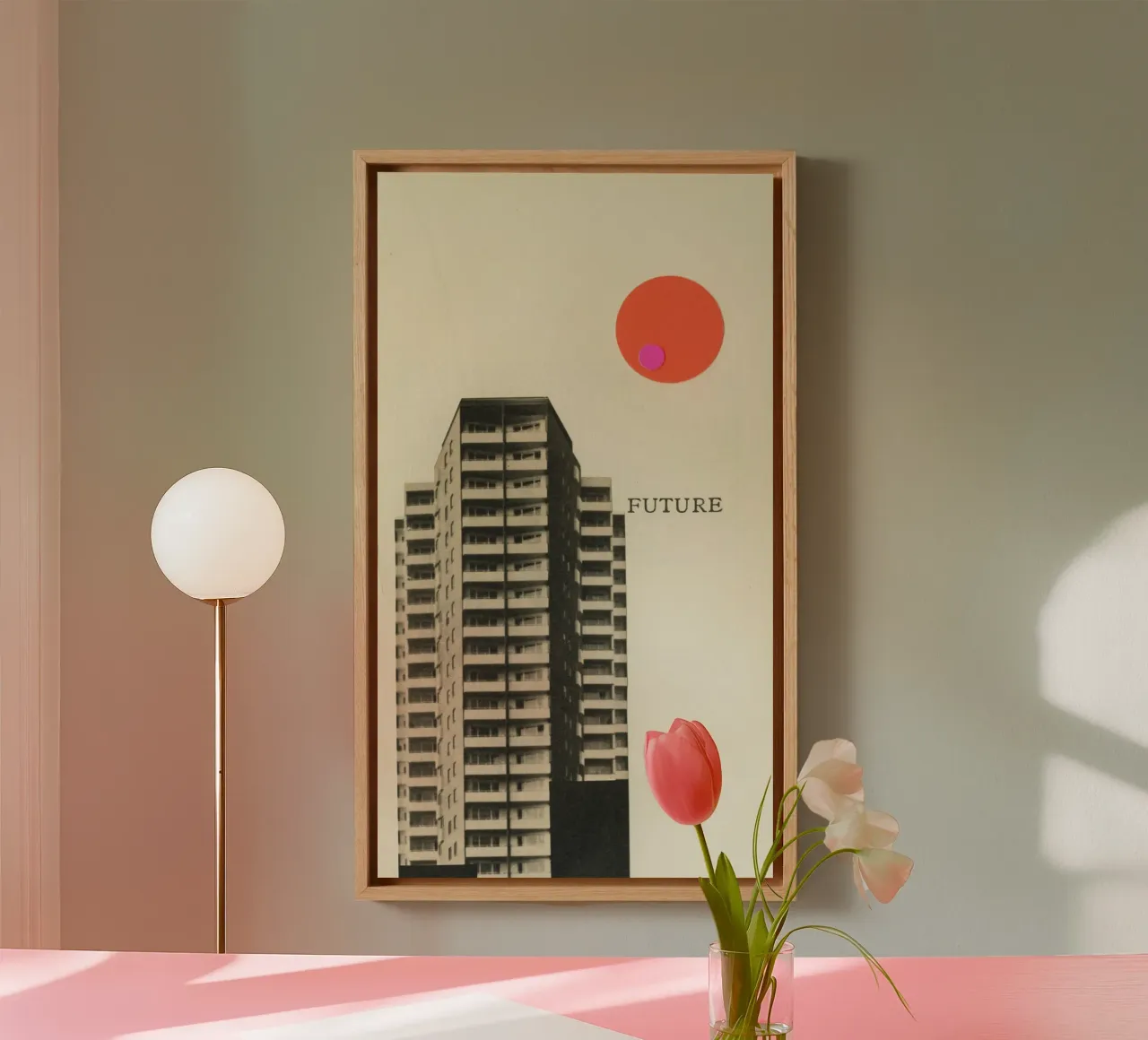 Future canvas by Cassia Beck Collage