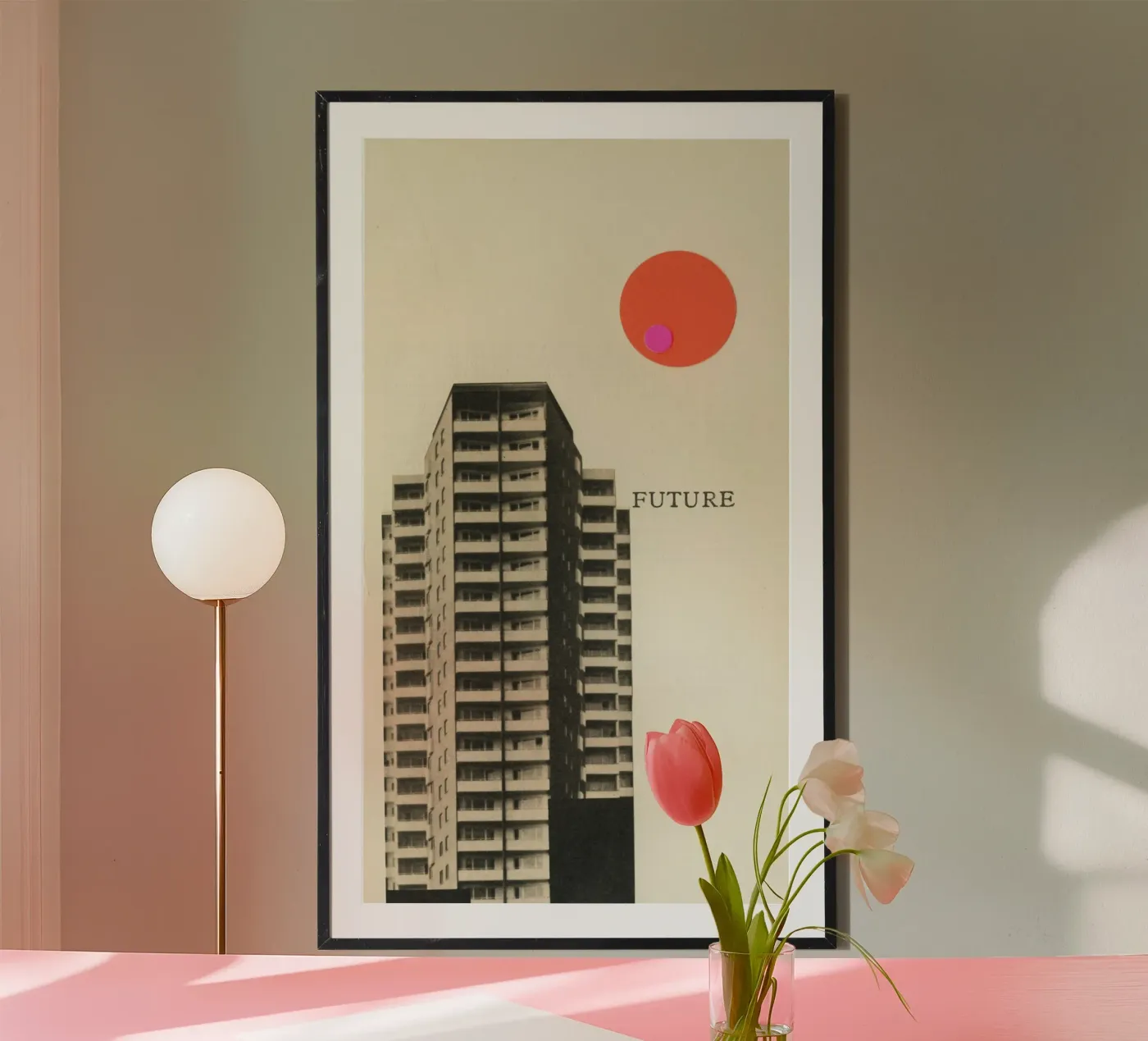 Future Poster von Cassia Beck Collage