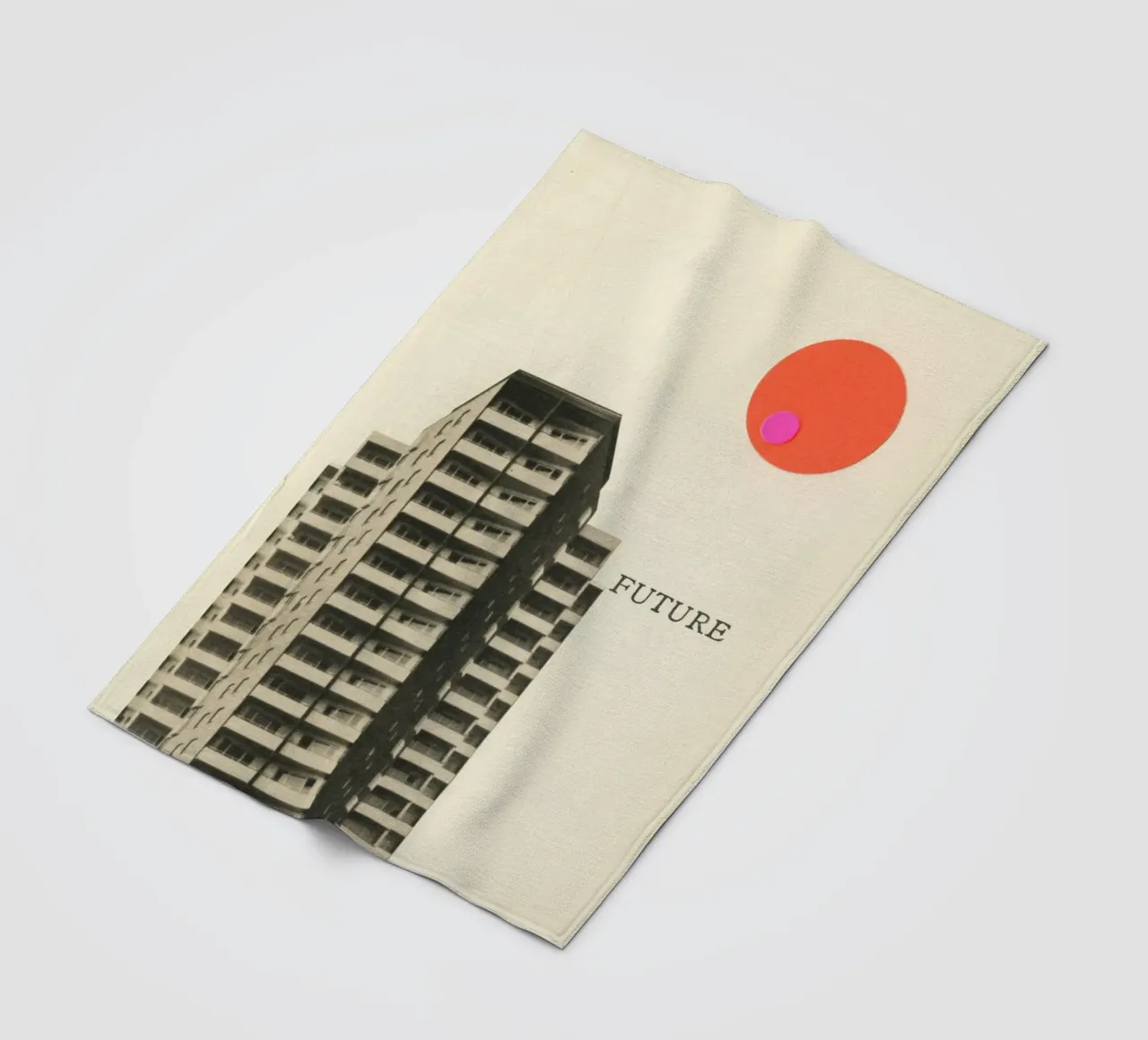 Future fleece blanket by Cassia Beck Collage