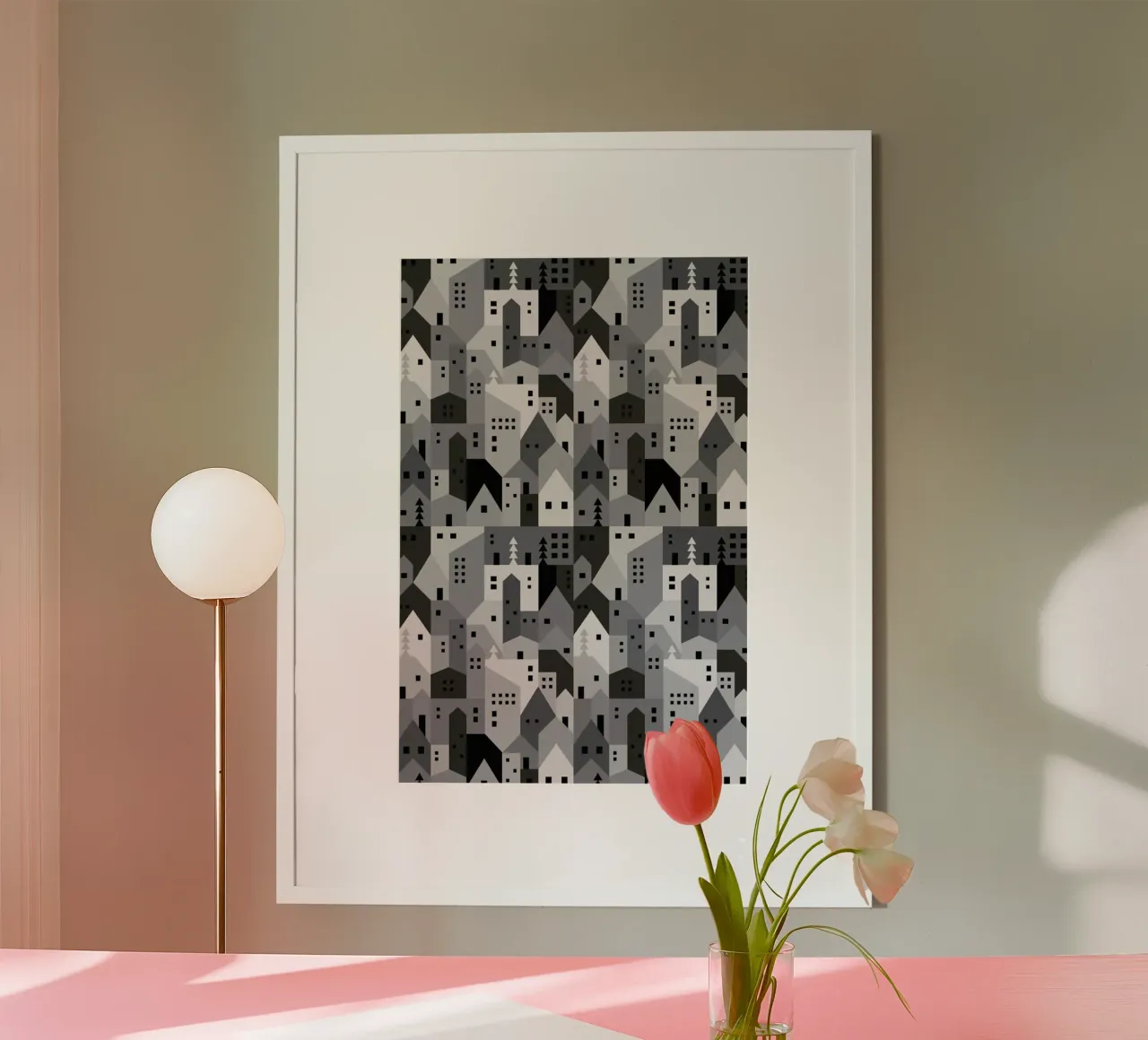 Winter Town poster da The Wall Shop