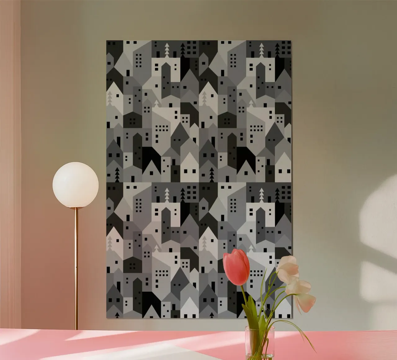 Winter Town poster da The Wall Shop