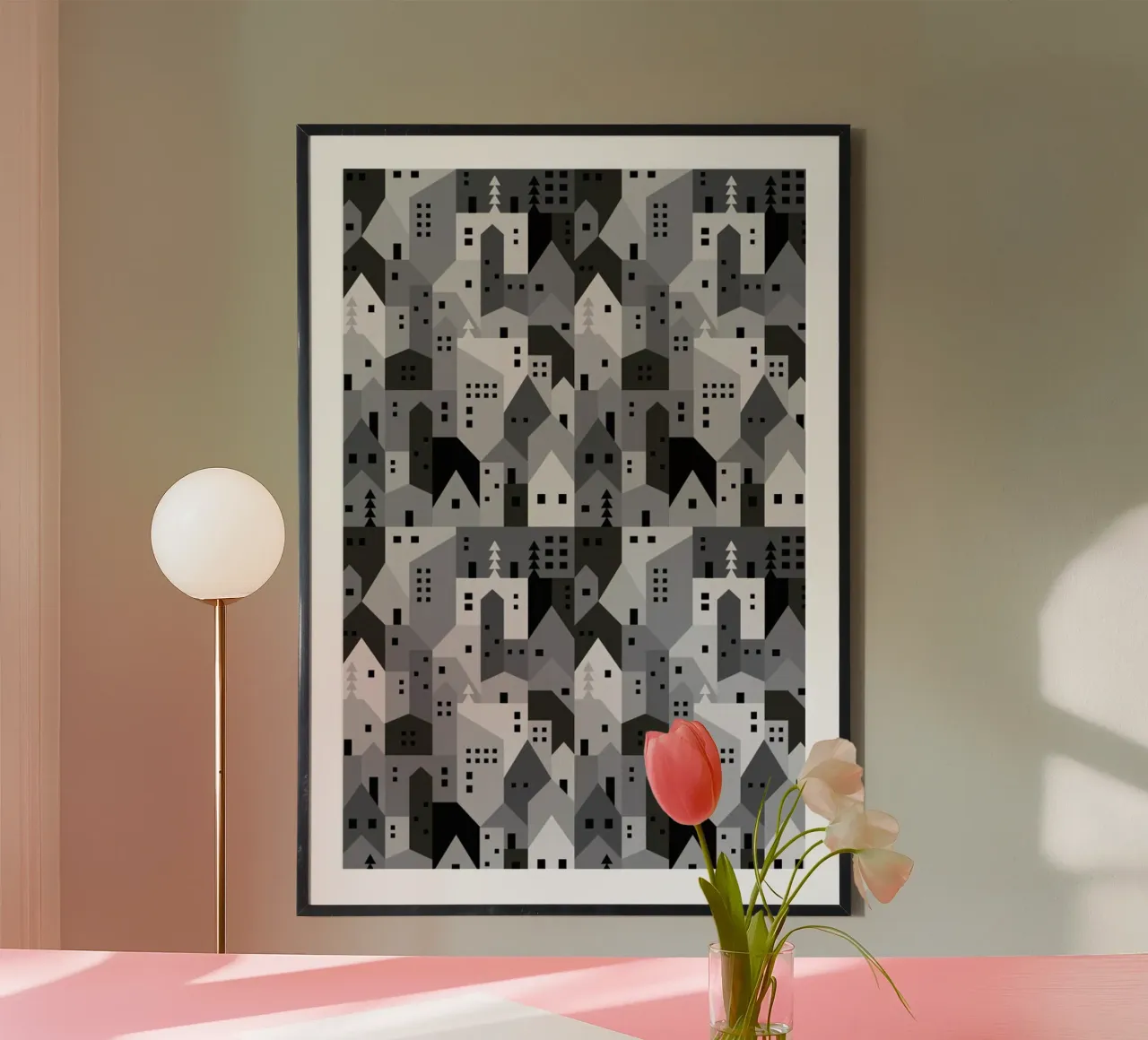 Winter Town poster da The Wall Shop