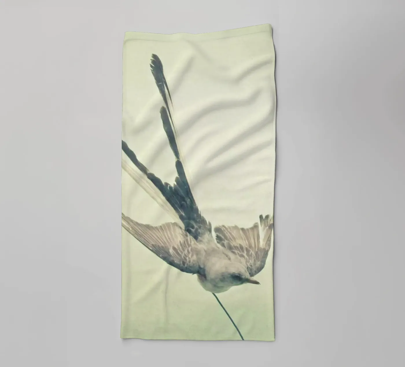 Bird study #1 towel by Cassia Beck Photography