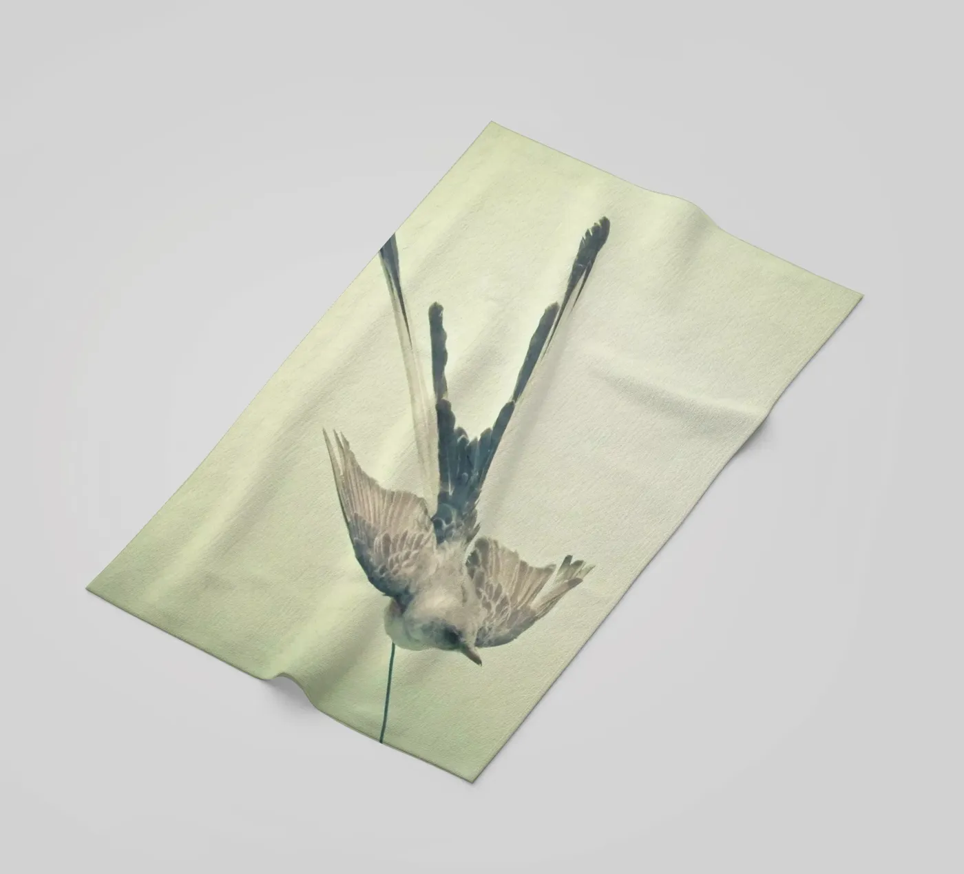 Vogelstudie #1 strandhanddoek van Cassia Beck Photography