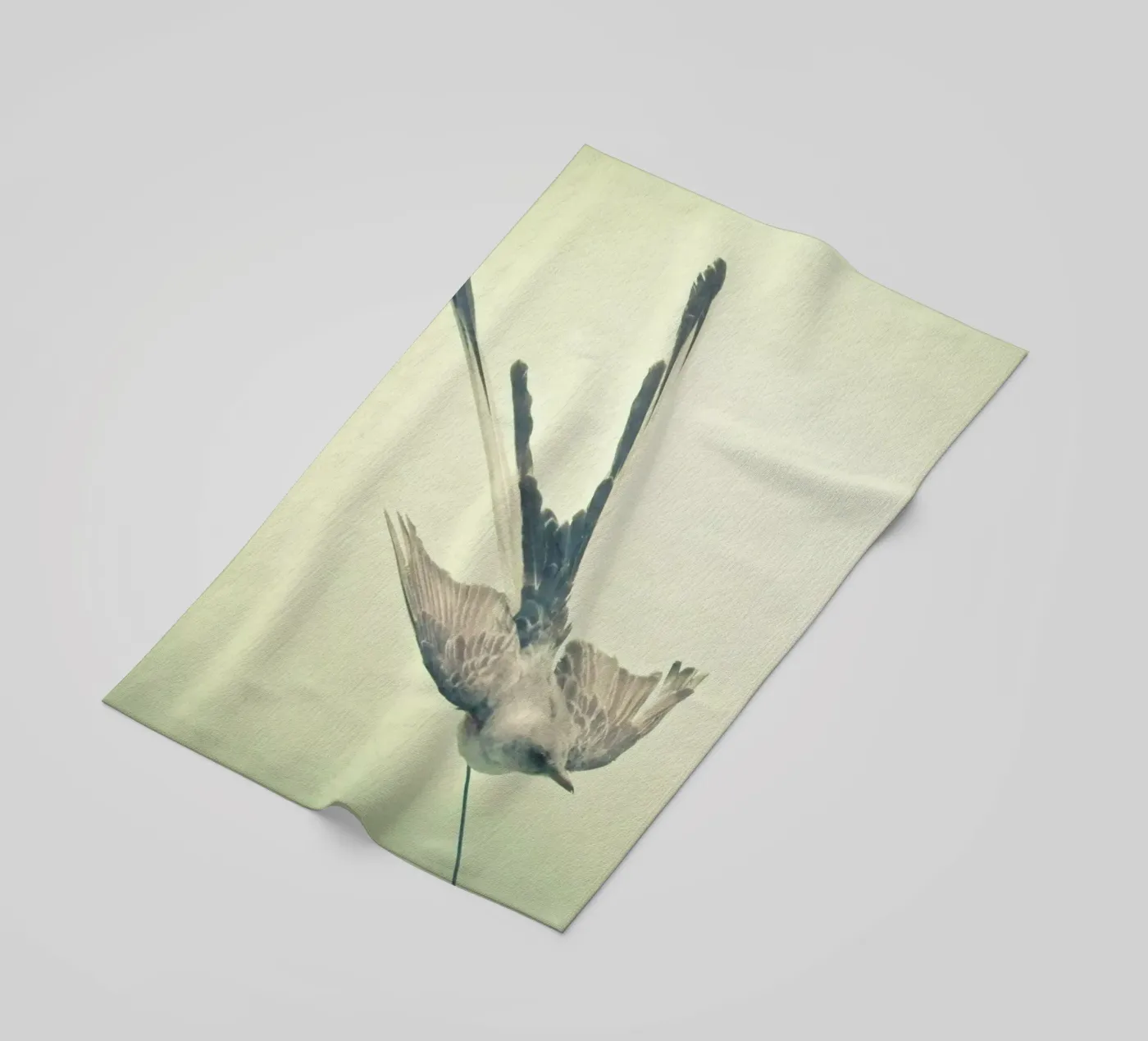 Vogelstudie #1 strandhanddoek van Cassia Beck Photography